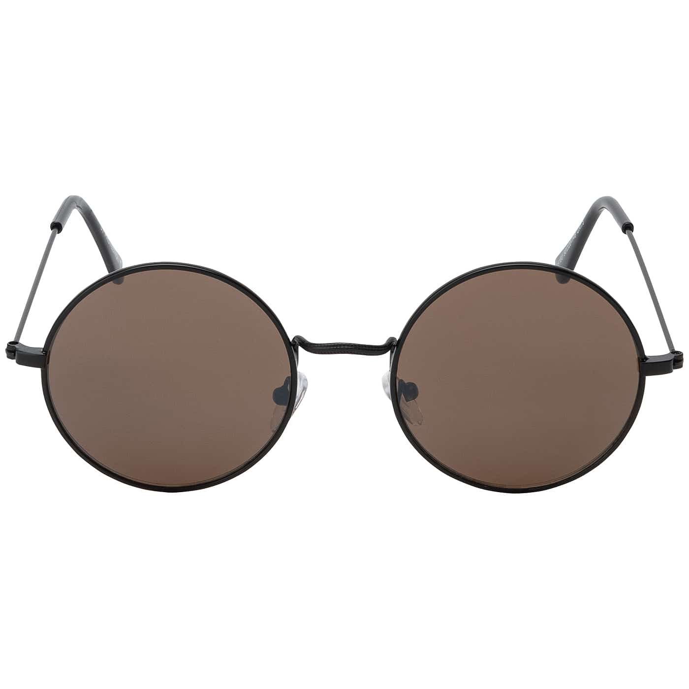BEZLIT Eyewear Retrosonnenbrille Rund Form Designer Herren Sonnenbrille (1-St) mit Grau, Braun, Grünen Linsen
