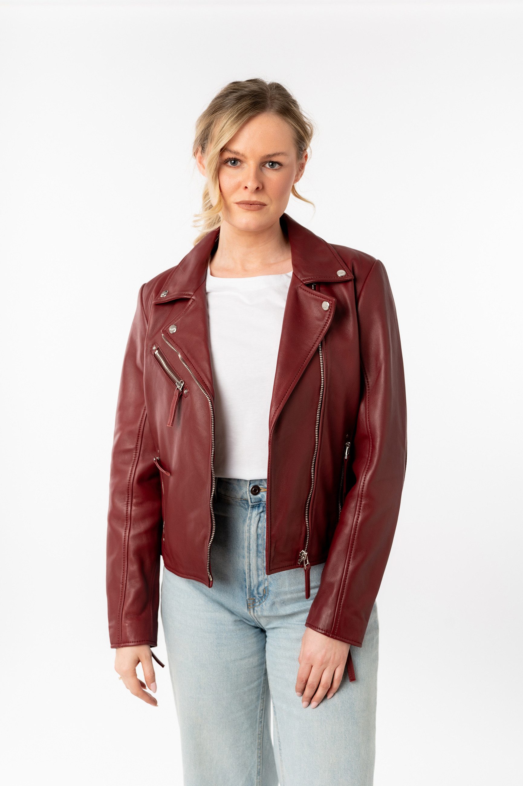 Mauritius Lederjacke MWPasja mit Reverskragen