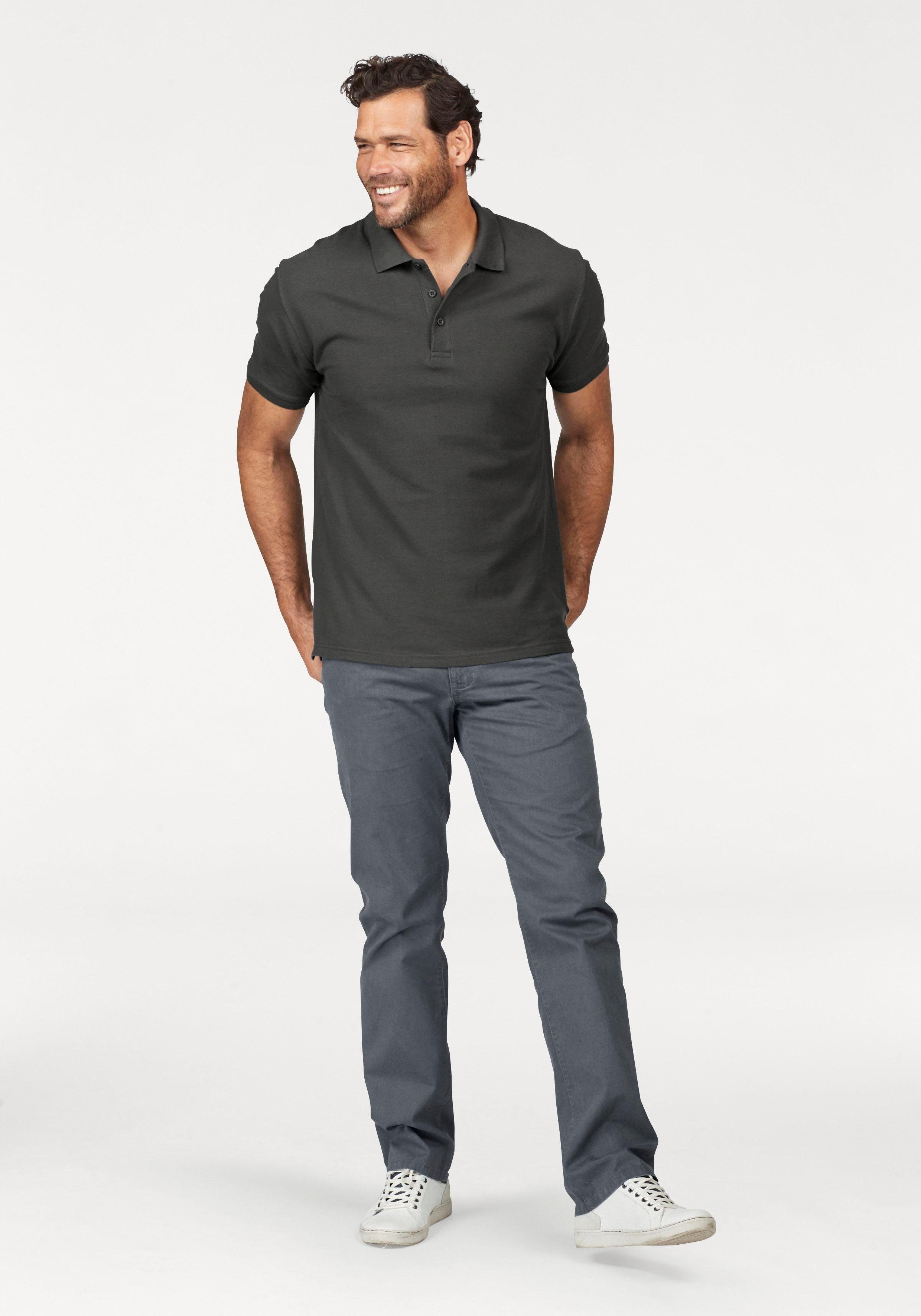 Fruit of the Loom Poloshirt Piqué, unifarben – Bild 4 von 5