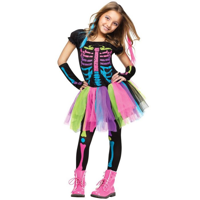 Fun World Kostüm Neon Geister Girl