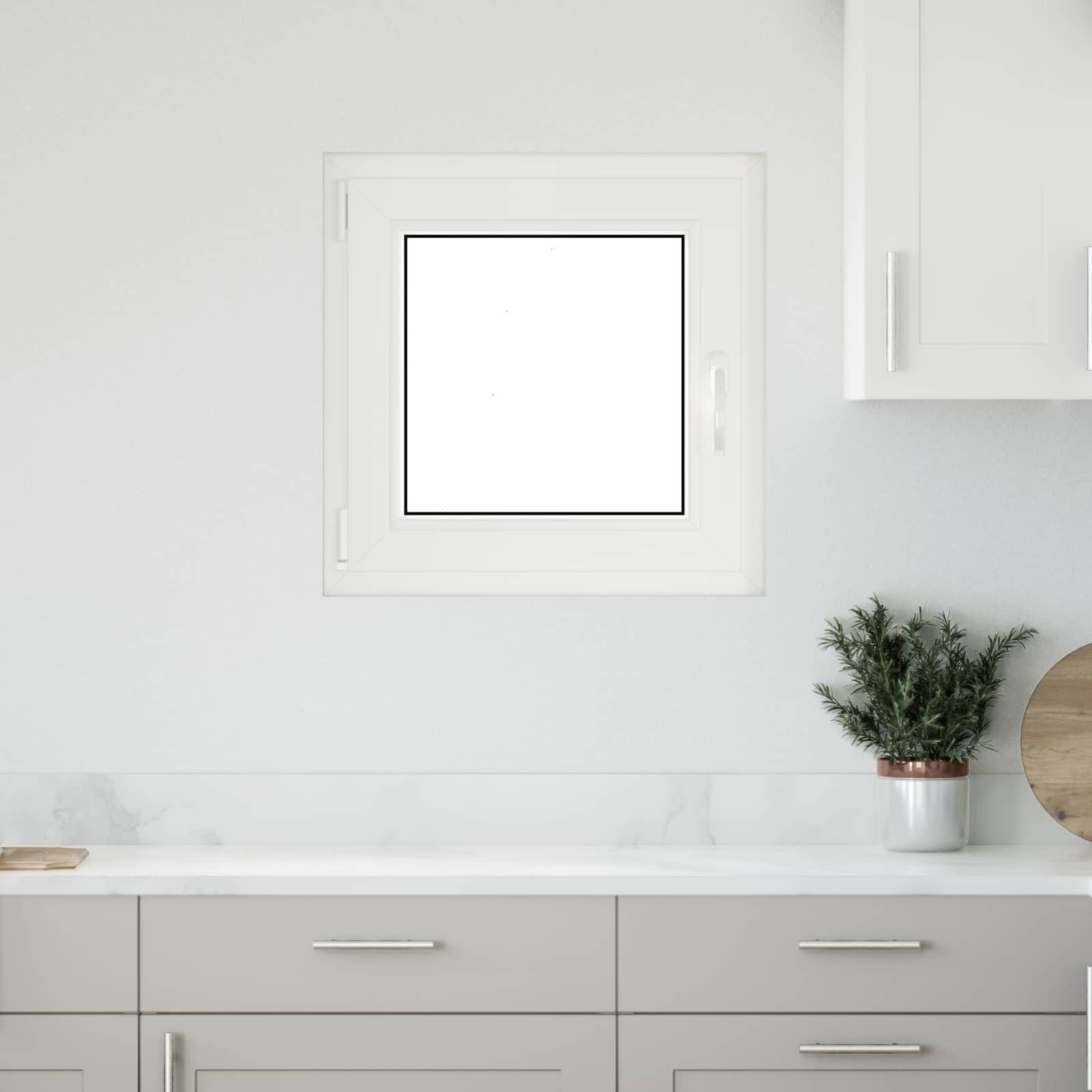 vidaXL Fenster Kipp- und Drehfenster für den Keller RISOR 50 x 50 cm, (1 St)