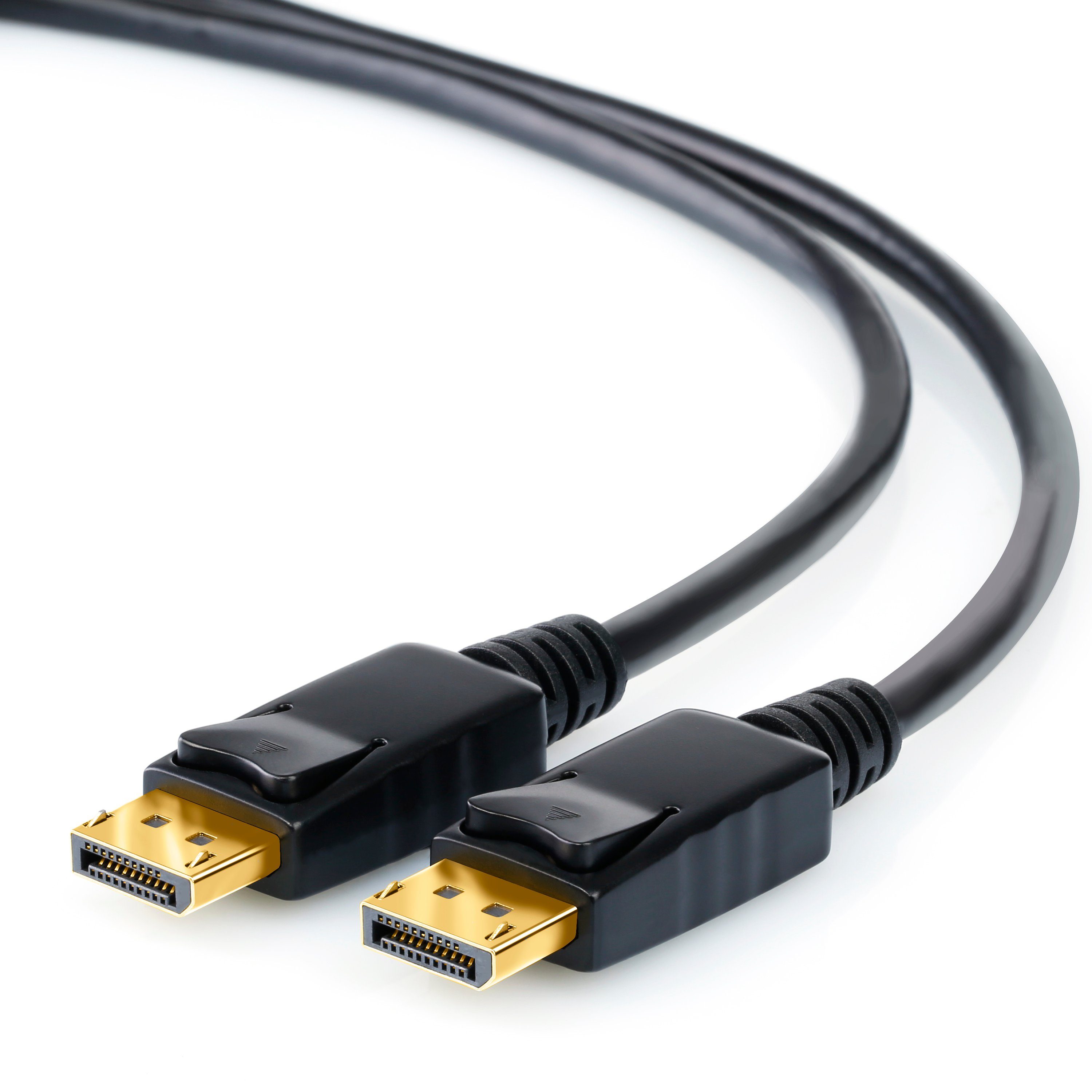 CSL Audio- & Video-Kabel, DP 1.2, DisplayPort (100 cm), Monitorkabel, Auflösung bis 3840x2160 (UHD) bei 60 Hz - 1m