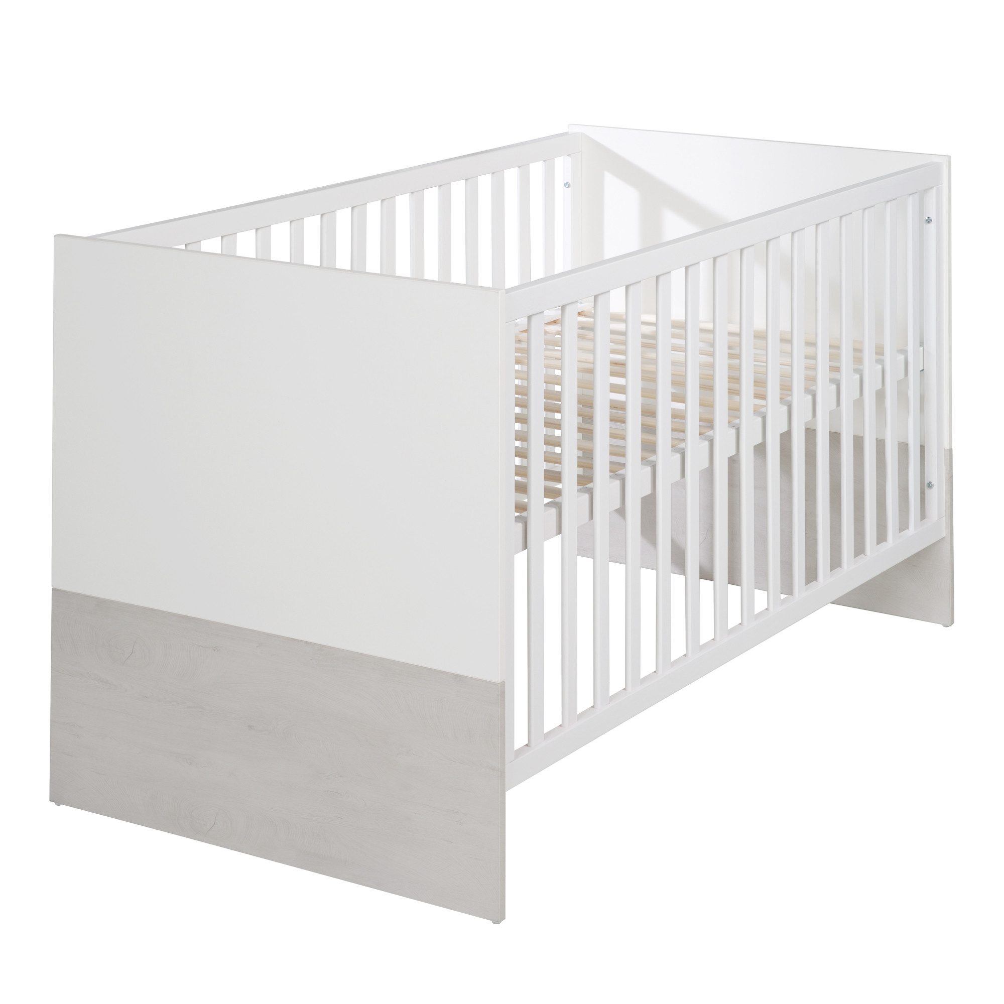 roba® Babyzimmer-Komplettset Julia, Gitterbett, Wickelkommode & Schrank 3-türig