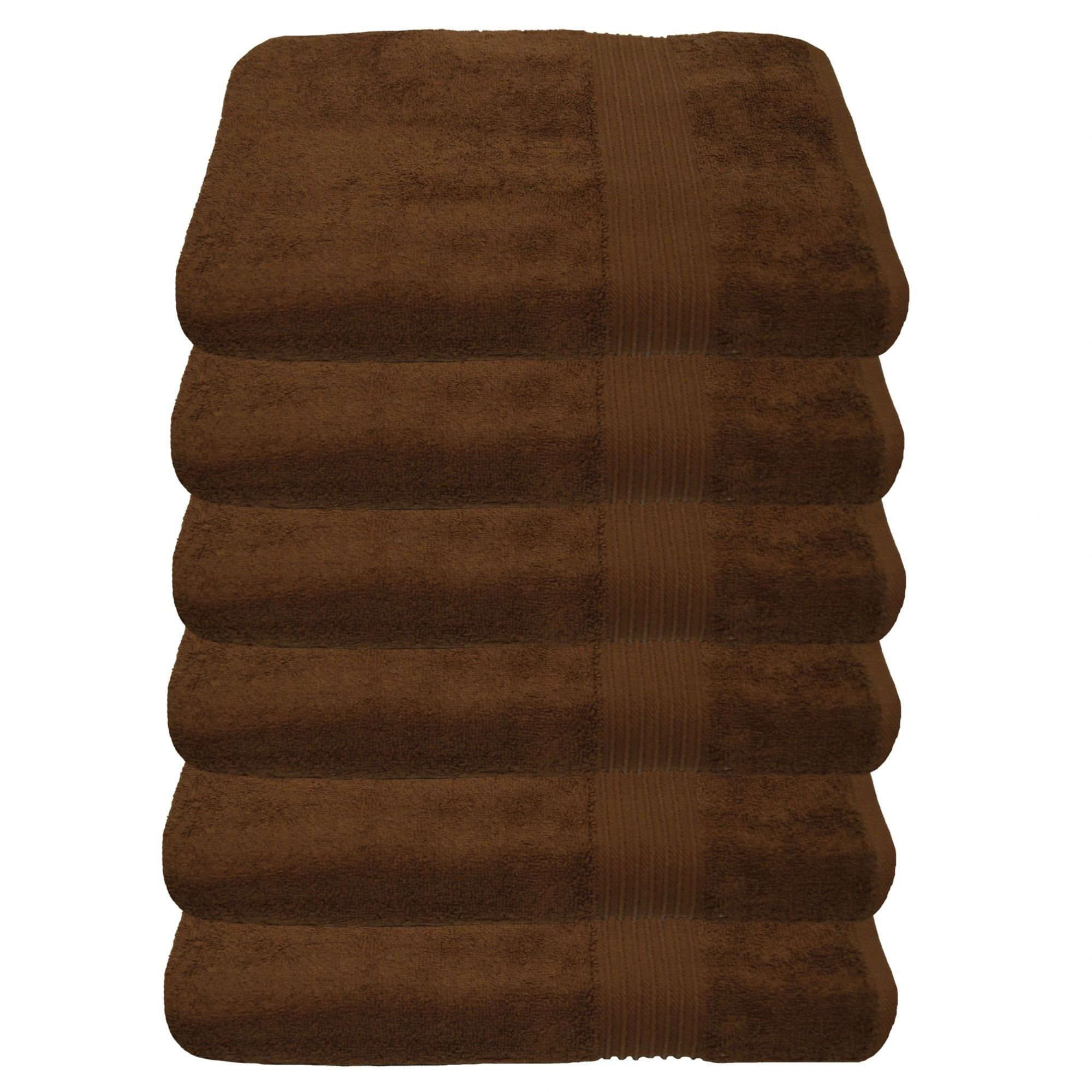 Julie Julsen Handtücher 6-Handtücher-Schokobraun-Handtuch 50 x 100 cm, Baum günstig online kaufen