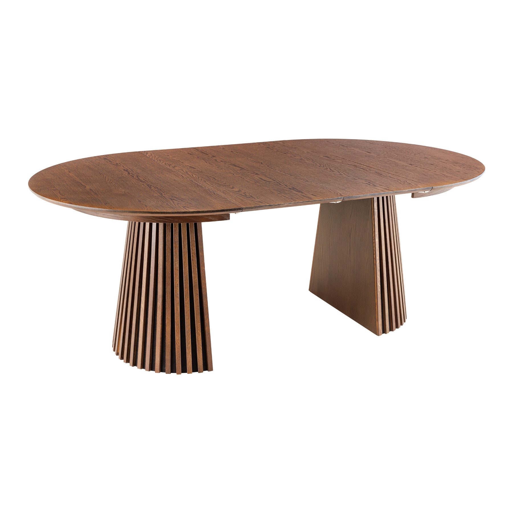 riess-ambiente Esstisch VALHALLA WOOD 120–200cm Eiche smoked braun – auszie günstig online kaufen