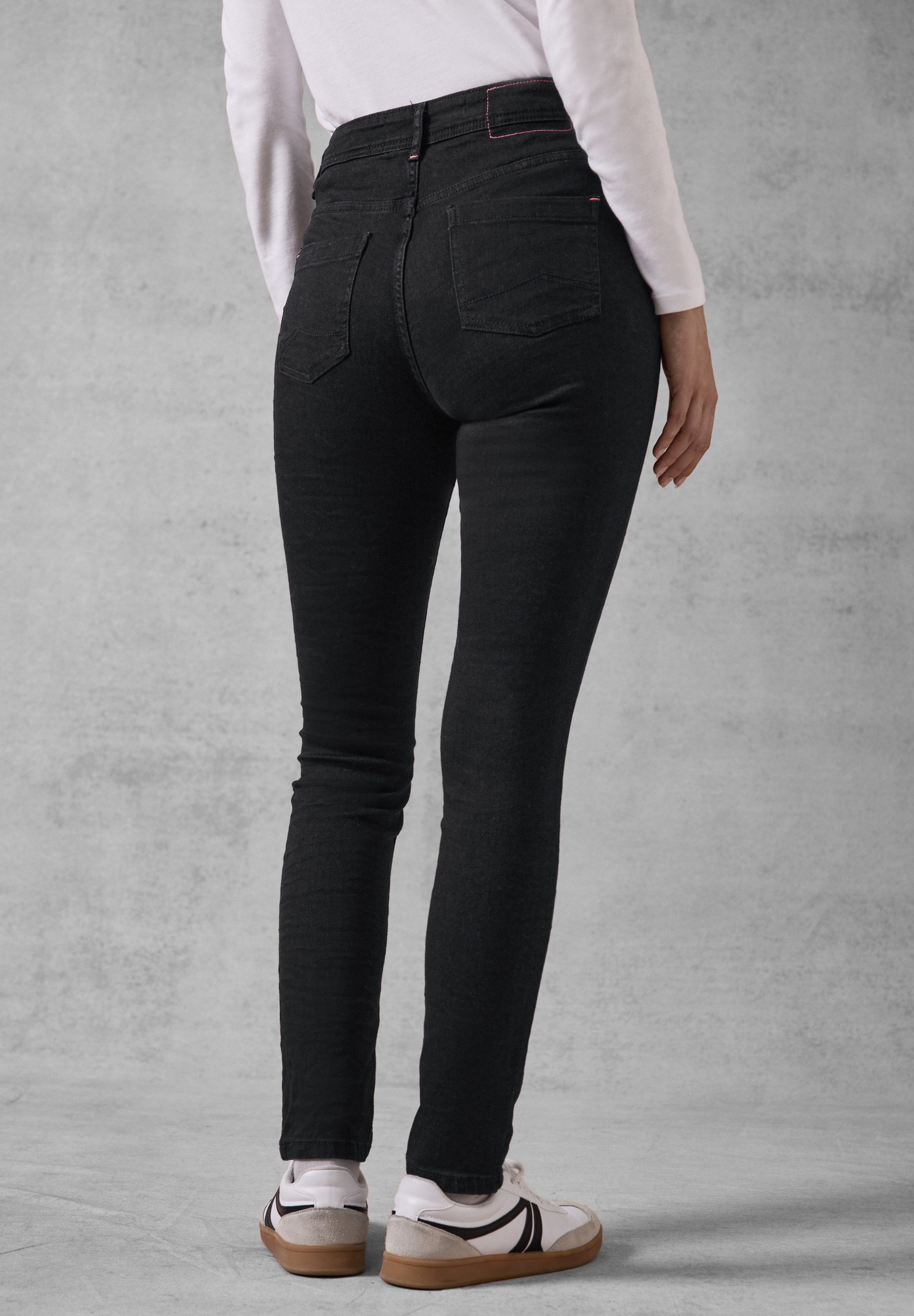 CECIL Slim-fit-Jeans High Waist