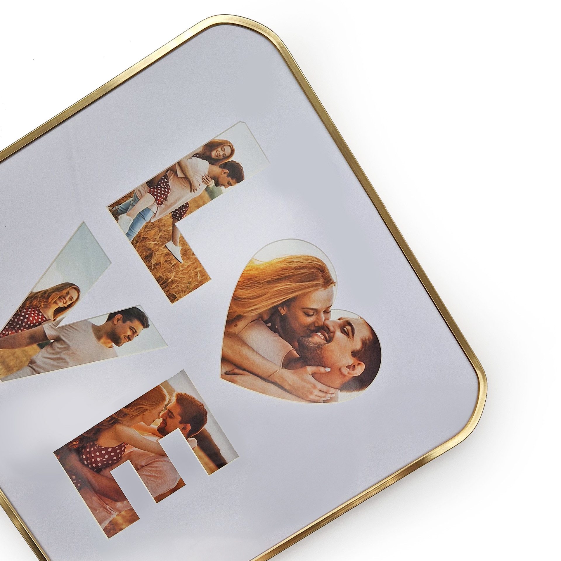 K&L Wall Art Bilderrahmen moderne Aluminium Bilderrahmen Metallrahmen Tischdeko, Passe Partout Fotorahmen für Tisch und Wand