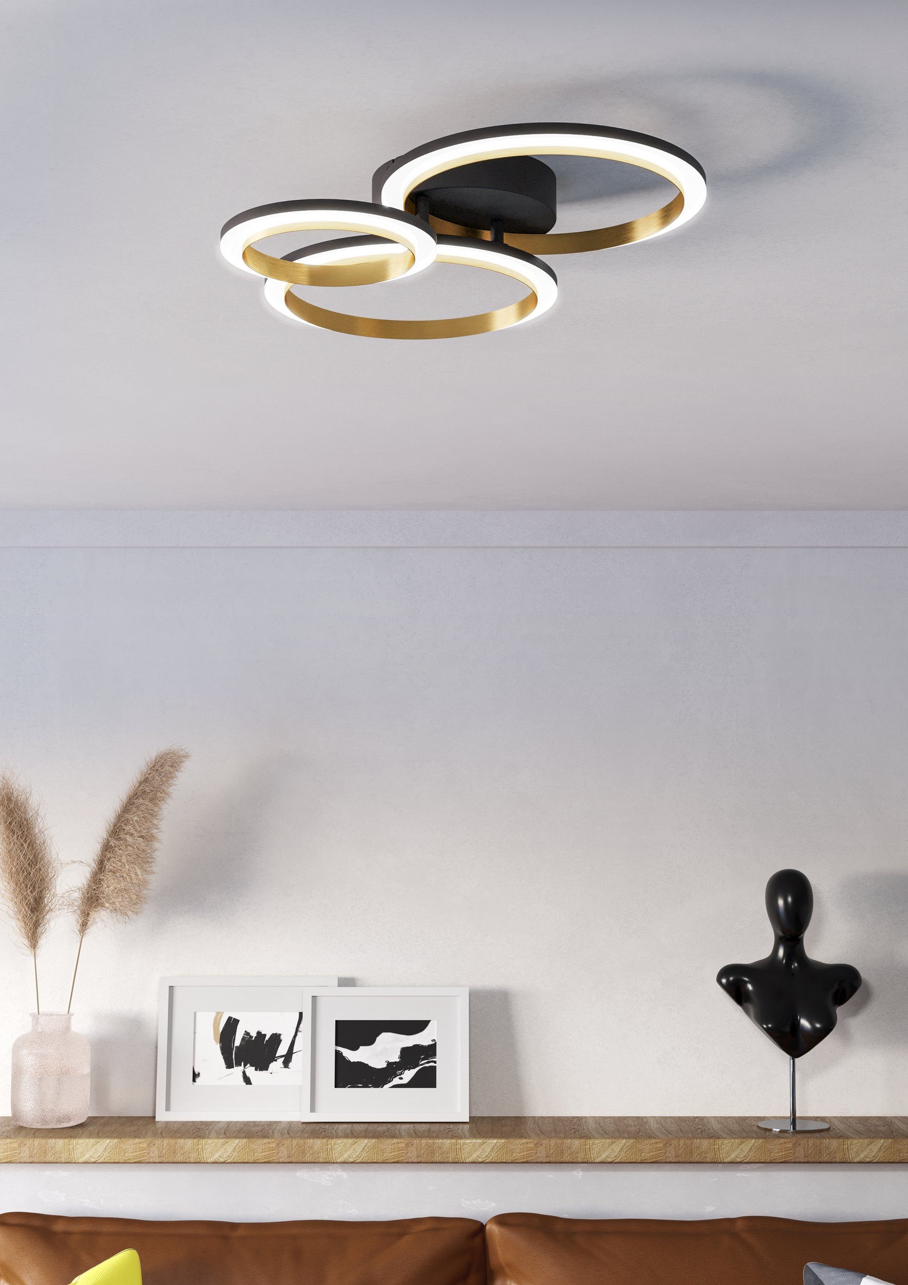 EGLO LED Deckenleuchte Calliera, Leuchtmittel inklusive, günstig online kaufen