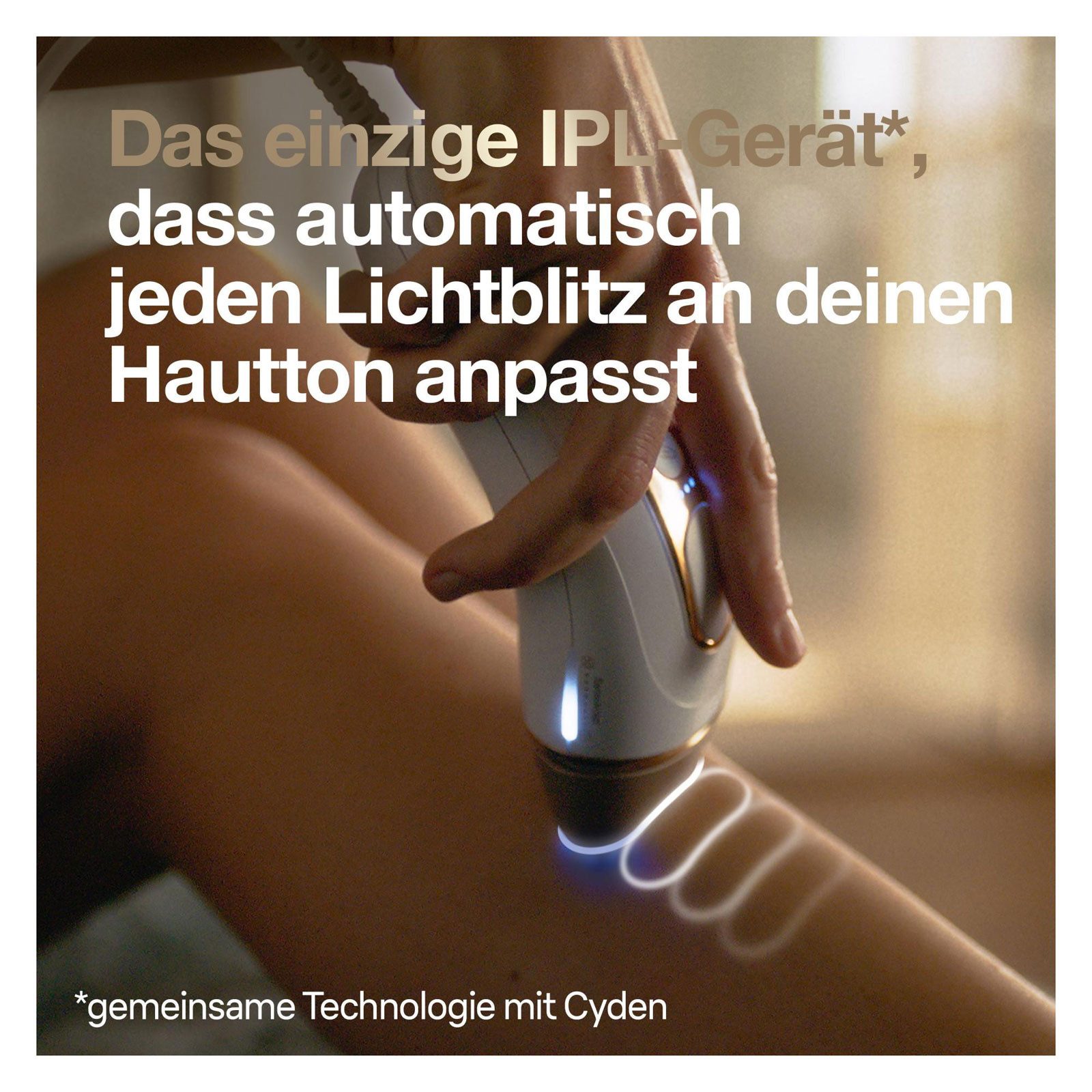 Braun IPL-Haarentferner PL5052, SensoAdapt™-Technologie, Gleitmodus