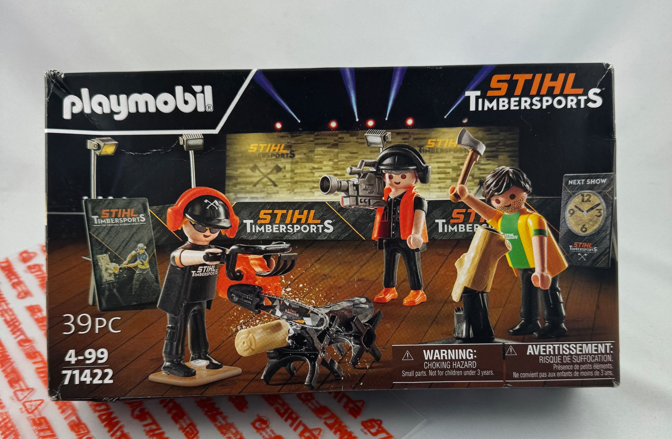 STIHL STIHL Playmobil Timbersports Edition 04216000137 Spielbauklötze, (39 Teile STIHL Timbersports, 39 St)