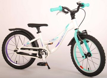 Volare Kinderfahrrad Kinderfahrrad Glamour Mädchen 16 Zoll Kinderrad in Perlmutt Mintgrün