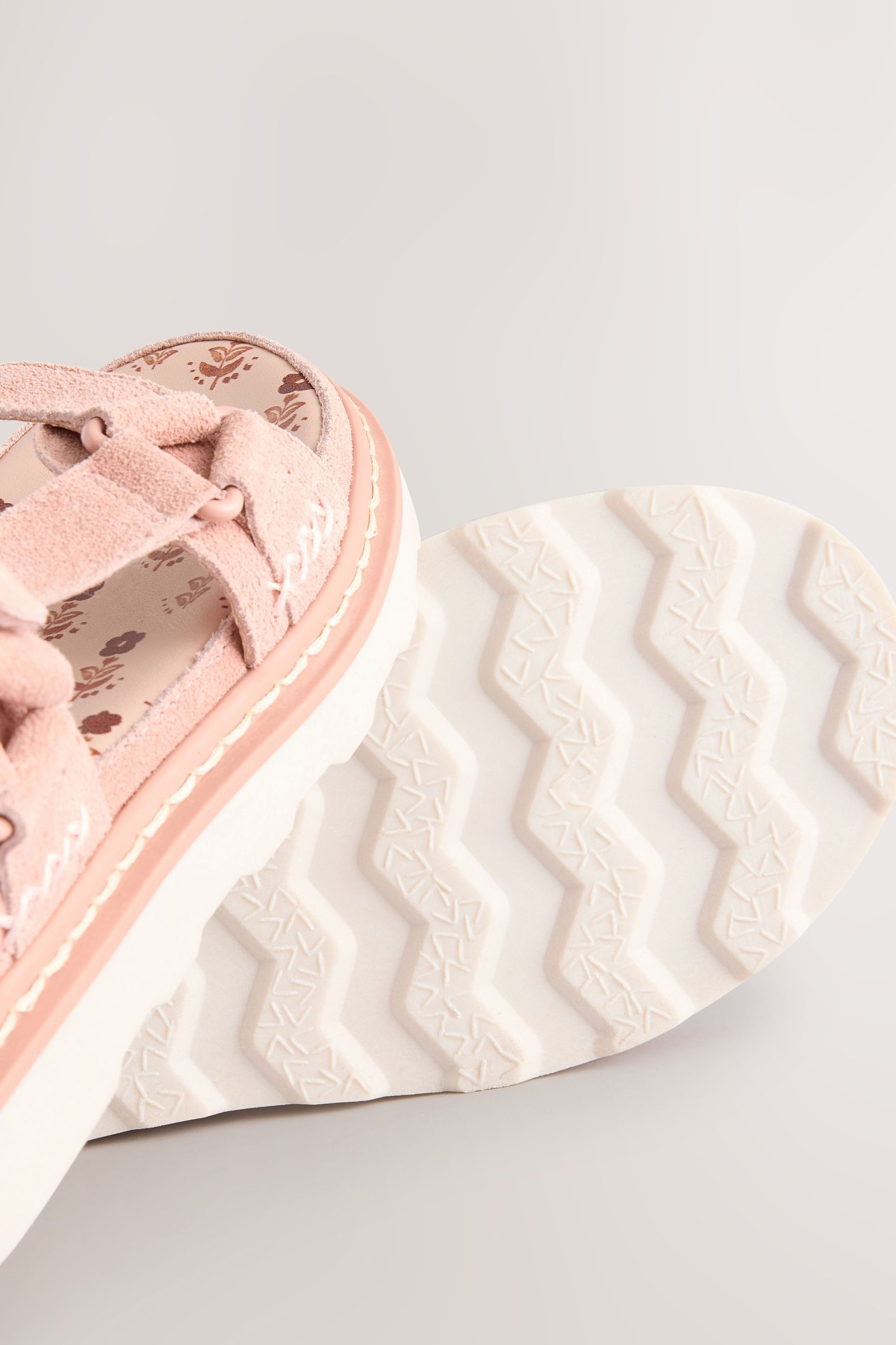 Next Trekkingsandalen Veloursleder mit Klettverschluss Sandale günstig online kaufen