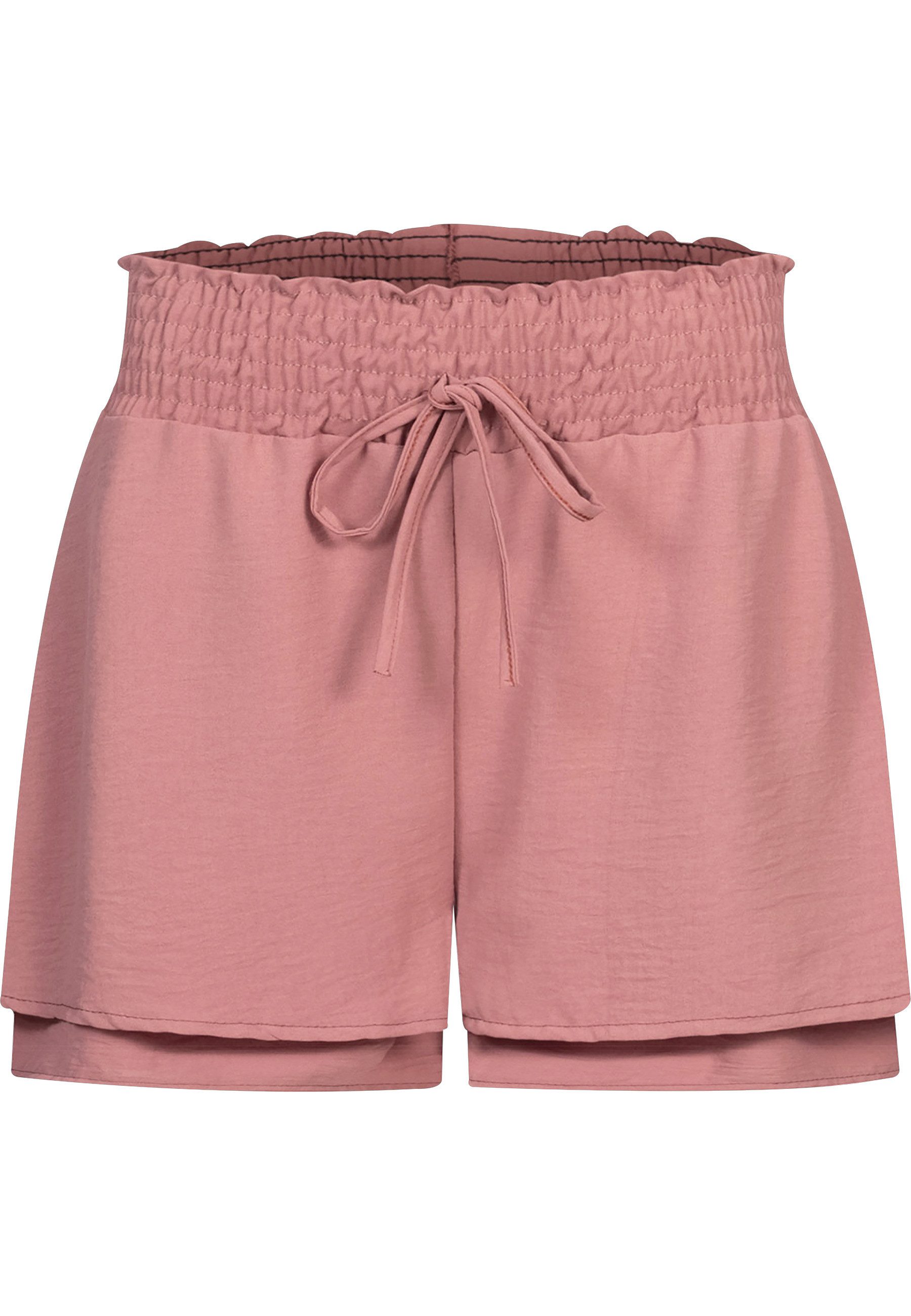 CLOUD 5IVE Shorts CLOUD 5IVE Musselin Shorts 2-Lagig mit Gummibund (1-tlg)