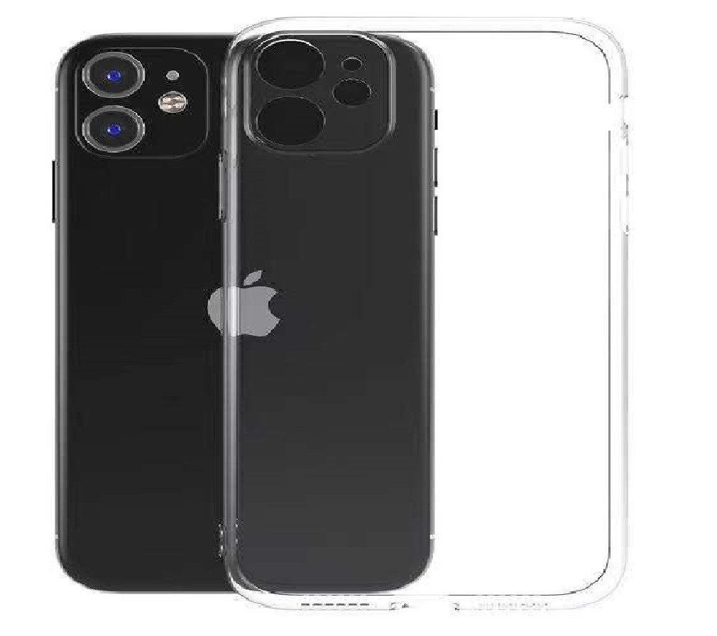 OLi Handyhülle Transparent Hart Silikonhülle Diamond Serie Unzerstörbar für iPhone 11 6,1 Zoll, Hart Silikon Bietet mehr Schutz gegen Stoß & Bildungsfrei