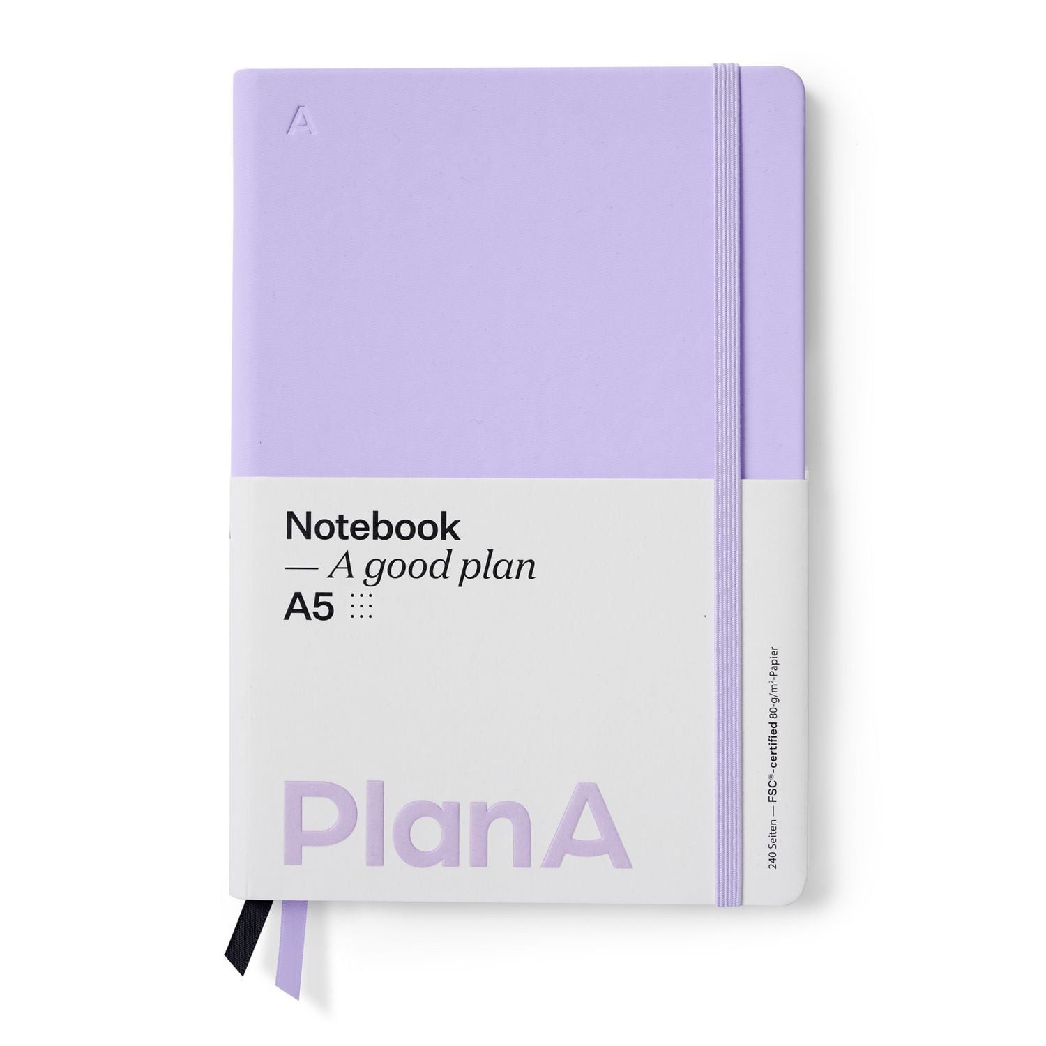 Notizbuch Notizbuch A5 Hardcover Punktiert Mauve Purple