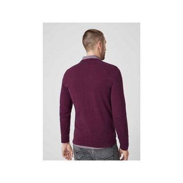 s.Oliver Strickpullover violett regular fit (1-tlg)