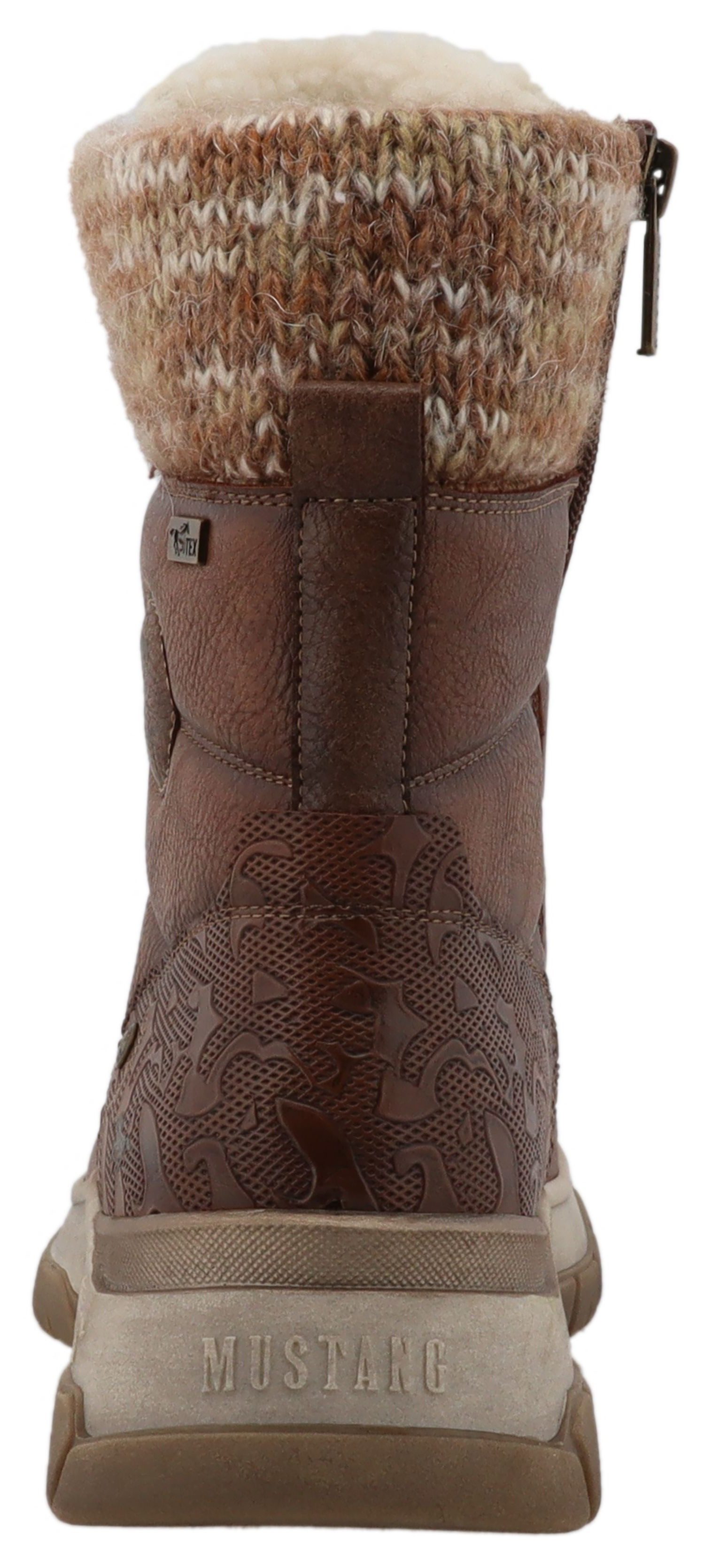 Mustang Shoes Raissa Winterboots Schnürboots, Winterstiefel mit TEX-Membrane