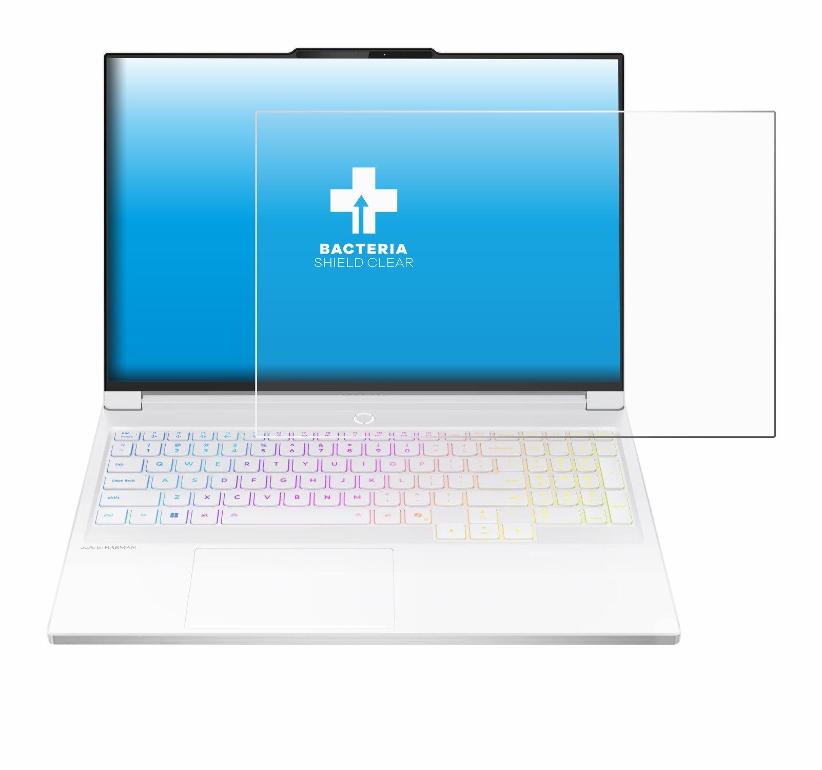 upscreen Displayschutzfolie Schutzfolie für Lenovo Legion 7i Gen 10 16", Displayschutz Schutz Folie Klar antibakteriell