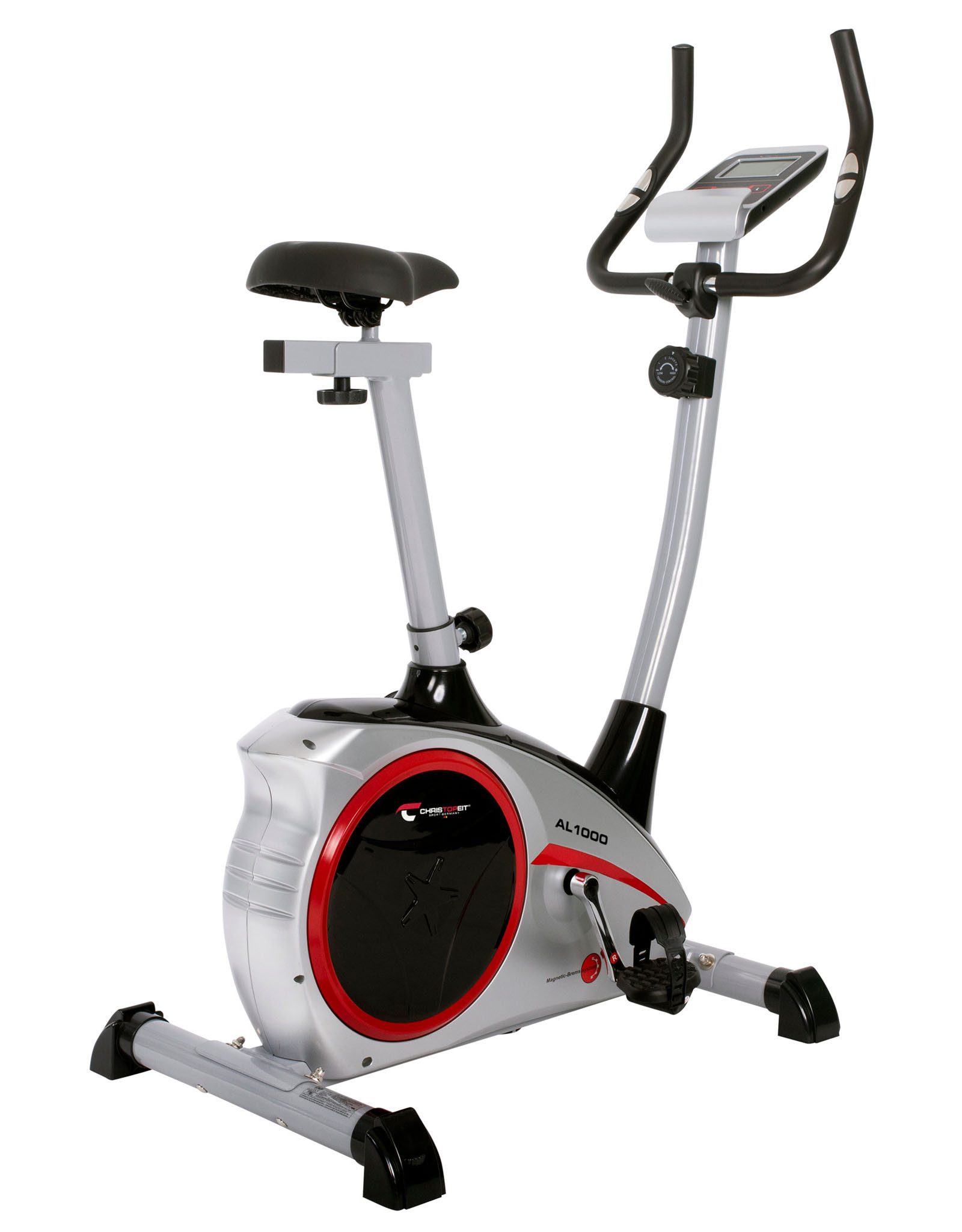 Christopeit Sport® Heimtrainer Christopeit Sport Heimtrainer Hometrainer Fahrrad Fitnessgerät AL
