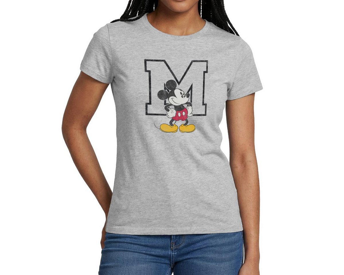 Spreadshirt T-Shirt Mickey & Minnie Klassisch Mit M Frauen T-Shirt (1-tlg) Slim Fit, fällt klein aus