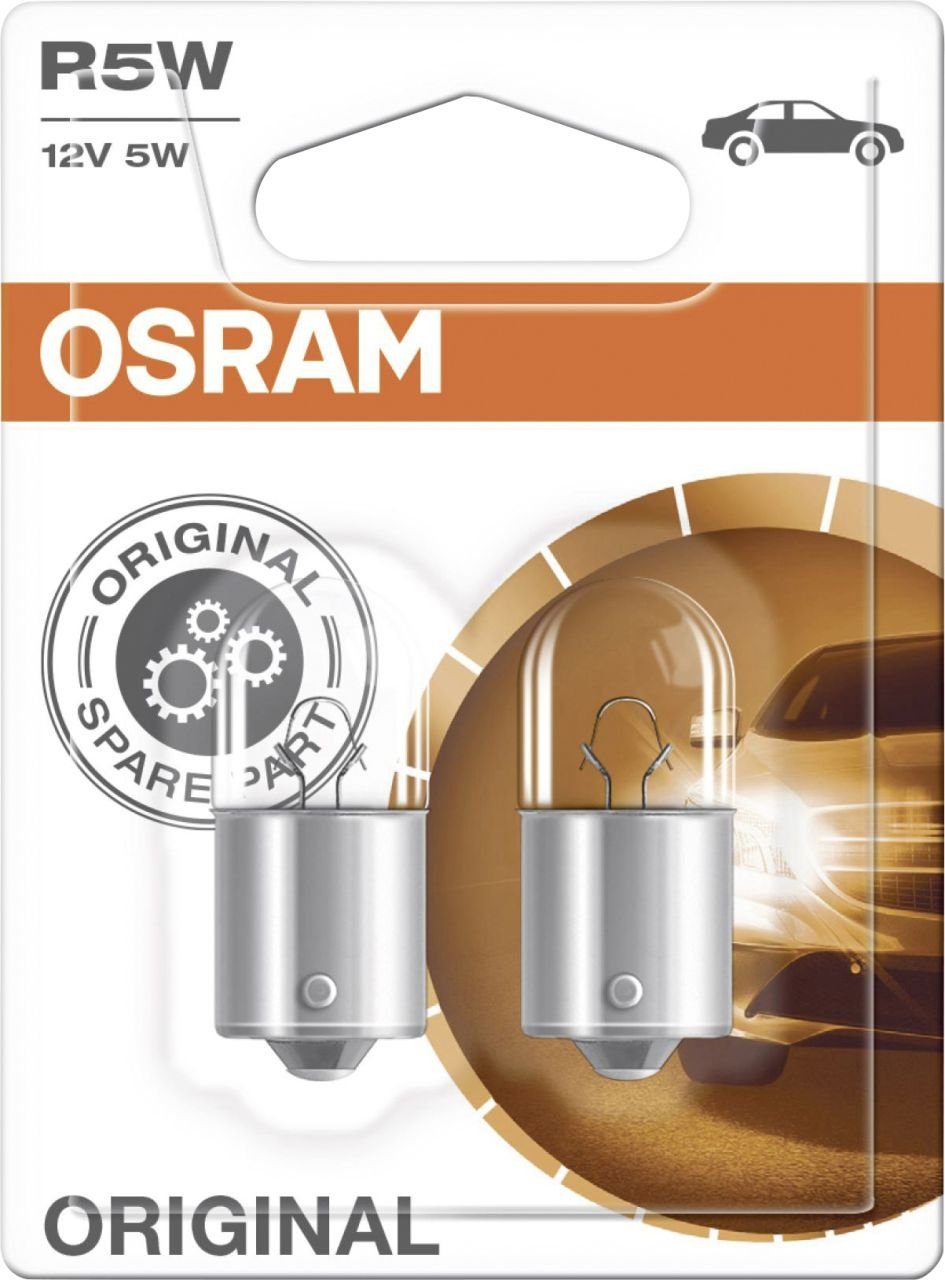 Osram Halogenlampe R5W 5W Motorrad für 12V Signallampe Osram