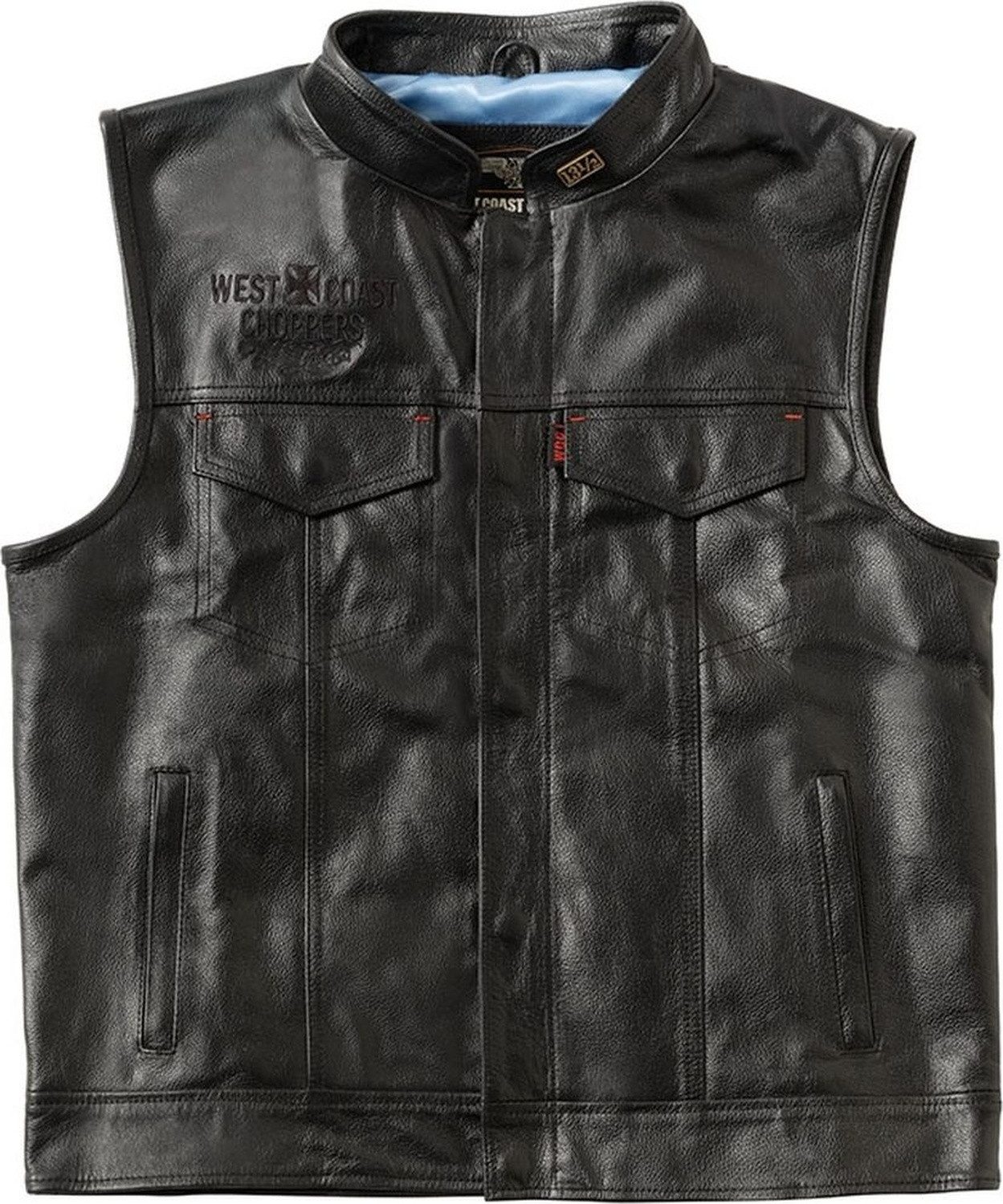 West Coast Choppers Sweatweste Collab 131/2 Leather Cfl Riding Vest