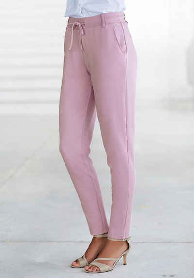 LASCANA Jogger Pants (1-tlg) mit elastischem Bund und Gürtelschlaufen, Loungewear