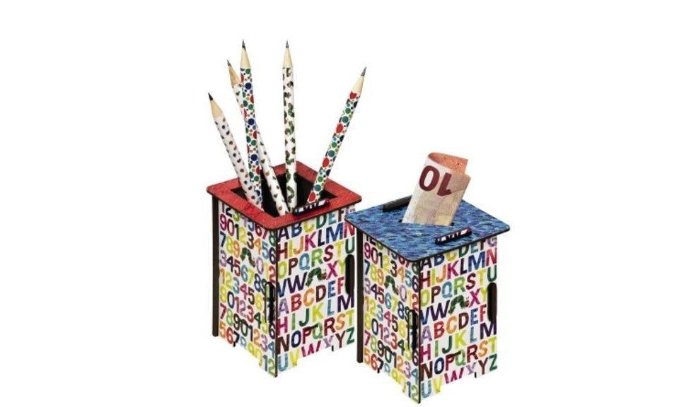 Die kleine Raupe Nimmersatt Spardose Die kleine Raupe Nimmersatt - Twinbox Spardose oder Stiftehalter