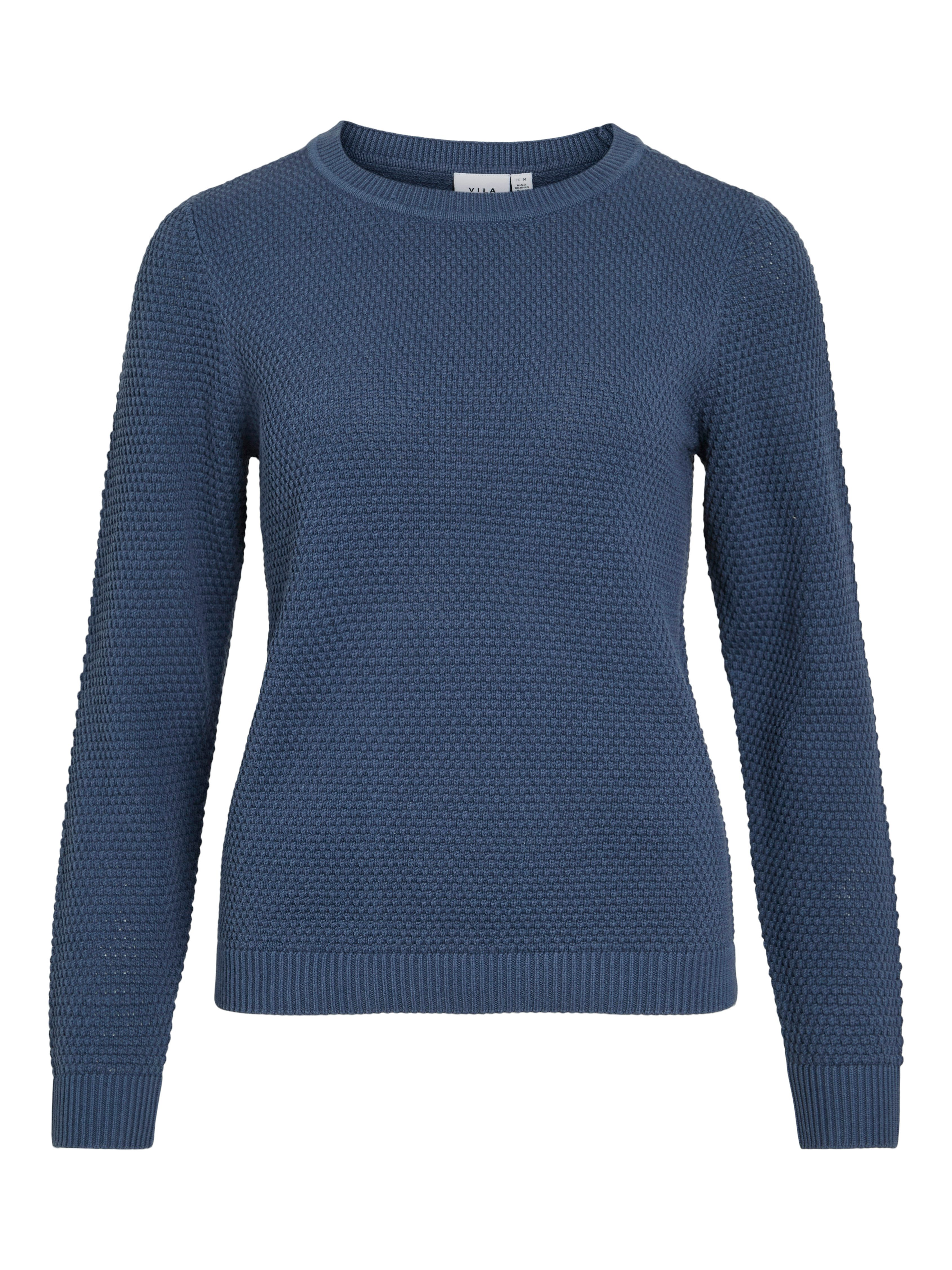 Vila Rundhalspullover VIDALO O-NECK L/S KNIT günstig online kaufen
