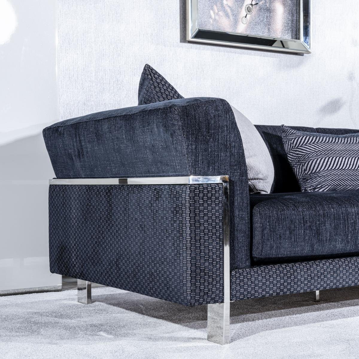 Möbel JVmoebel 3-Sitzer Sofas Teile, Design in Couch 3 Europa Made Dreisitzer, Sofa 1 Luxus Sitzer Textil