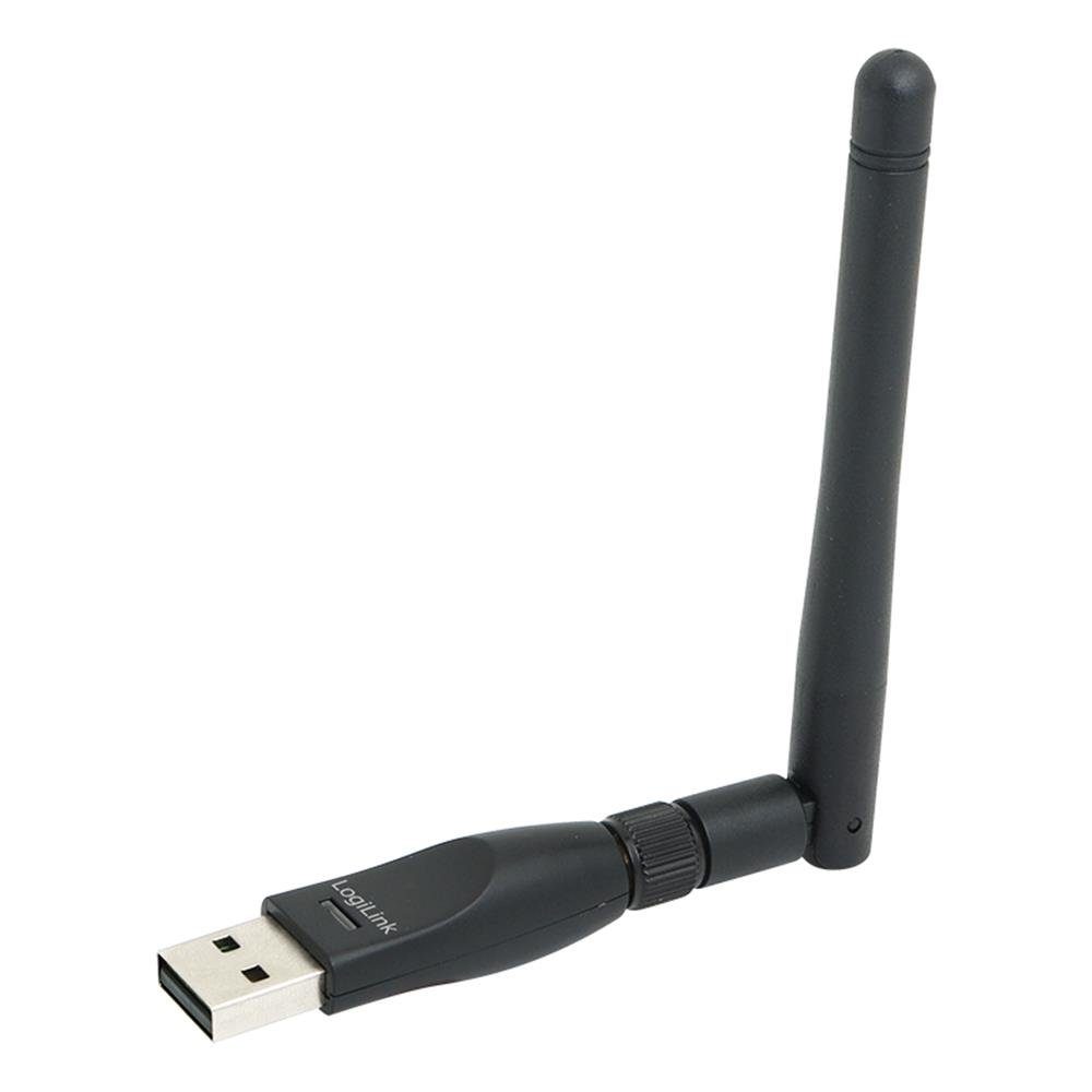 LogiLink WLAN-Stick WL0151A, Wireless LAN Micro-Adapter 802.11b/g/n USB 2.0 150 Mbit/s