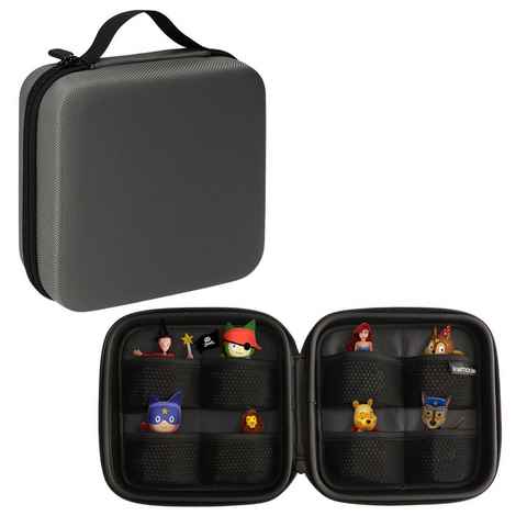 kwmobile Aufbewahrungsbox Tasche für Tonies (1 St), aus Nylon - Transportbox für bis zu 20 Tonie Figuren - Hartschale Box