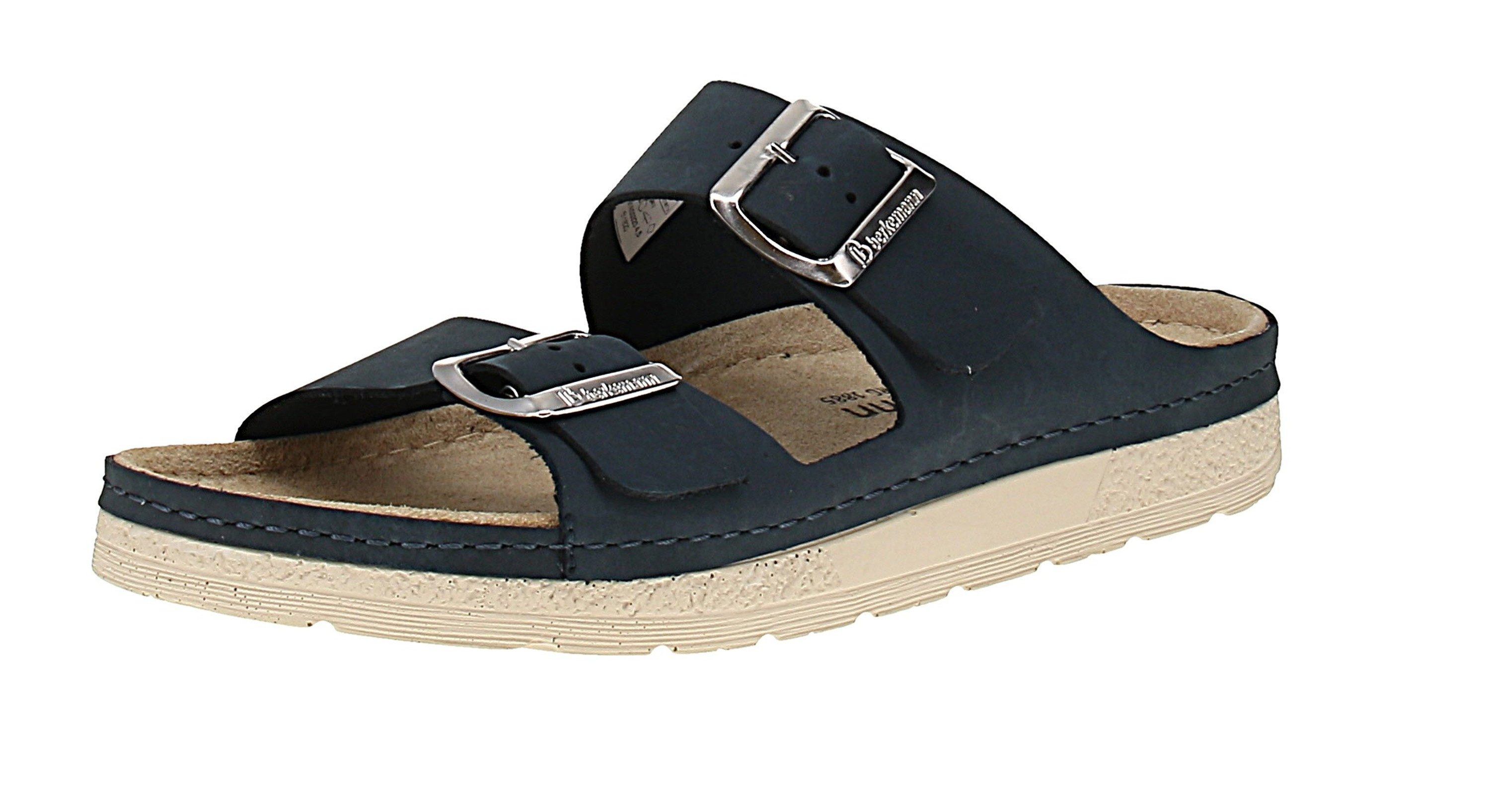 BERKEMANN Berkemann 01914 Verica Nubuk - Damen Pantolette - 320-Dunkelblau Sandale
