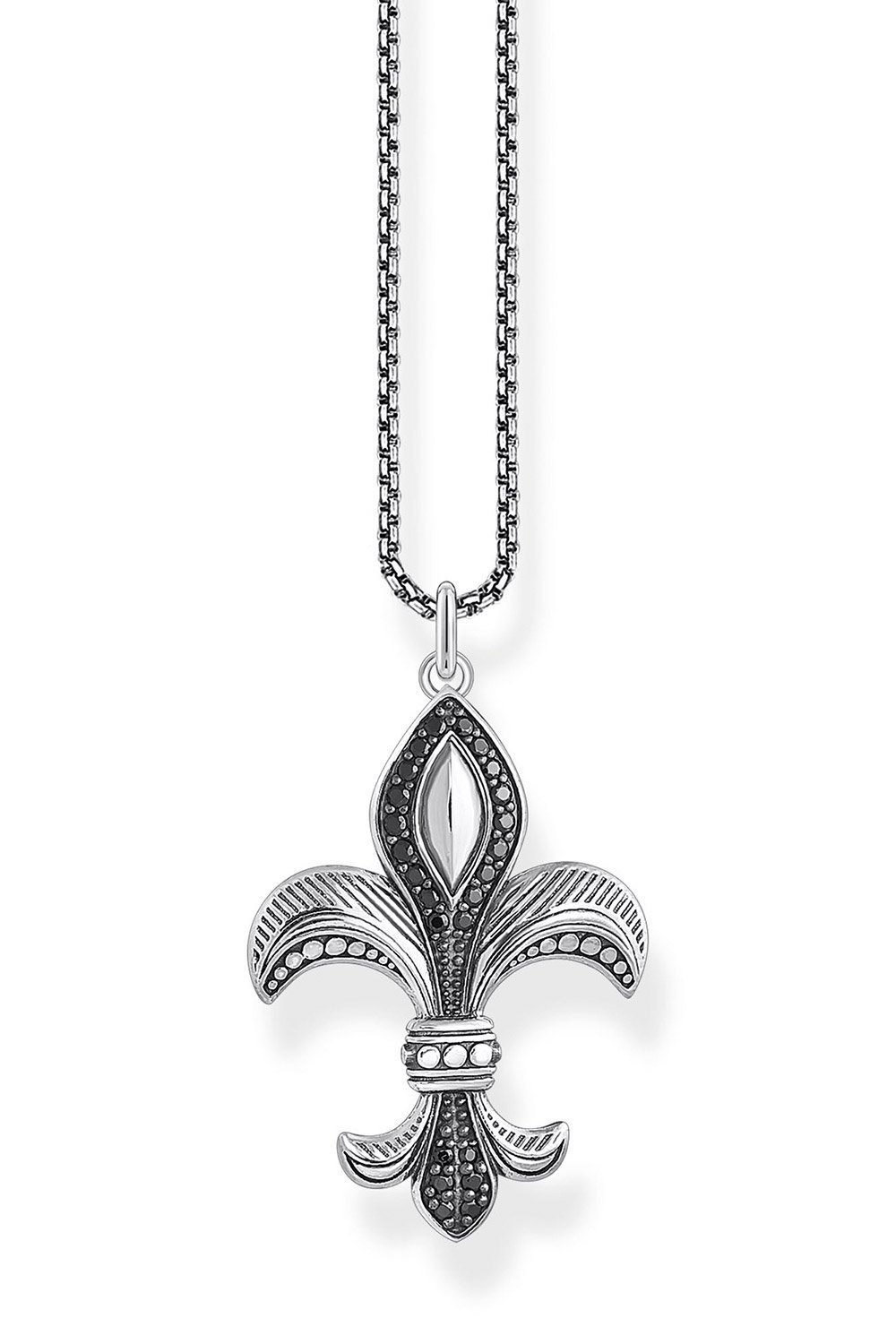 THOMAS SABO Kette mit Anhänger »Bourbonische Lilie Silber« online kaufen |  OTTO