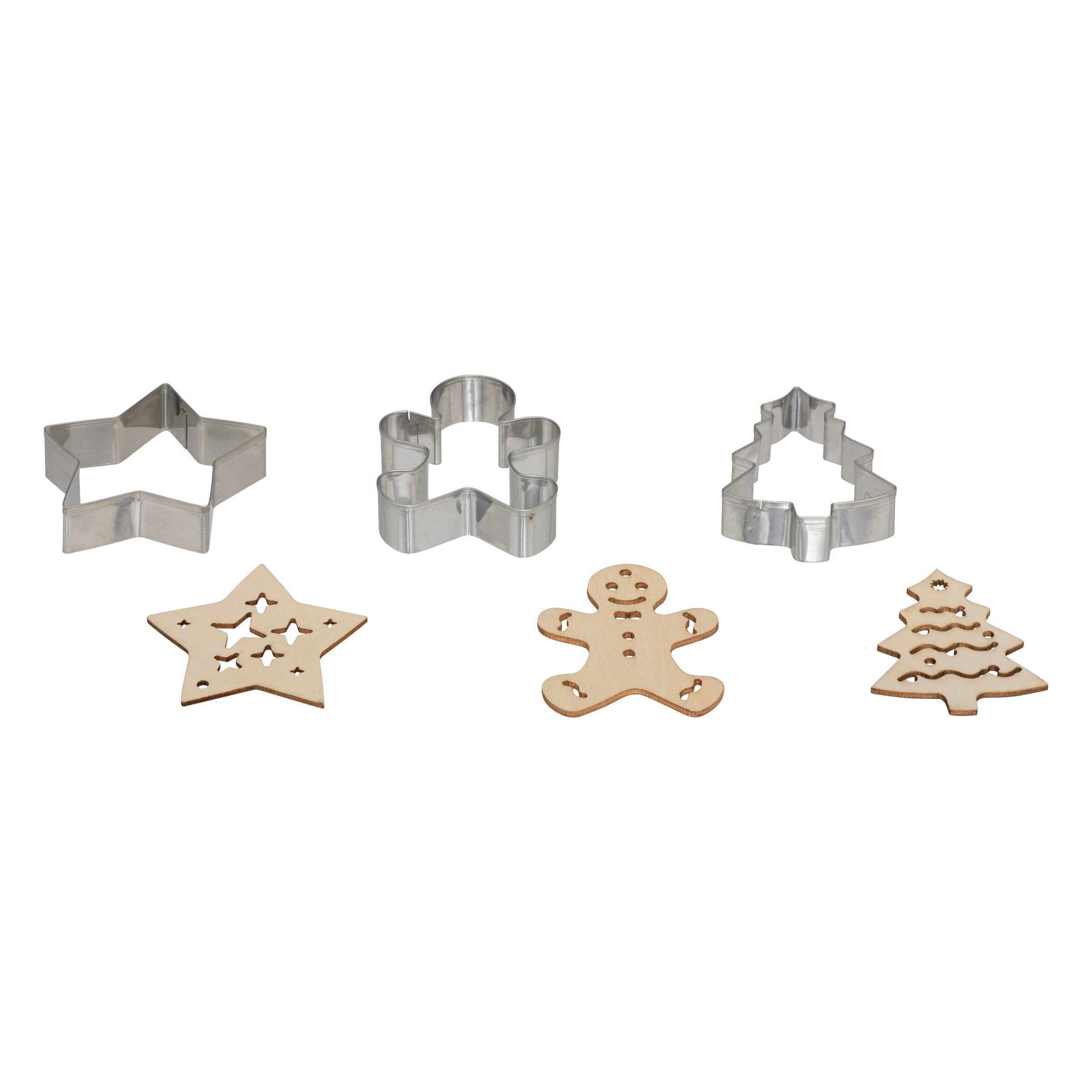 5five Simply Smart Ausstechform Weihnachtsausstechformen, 3er-Set, Edelstahl, (Set)