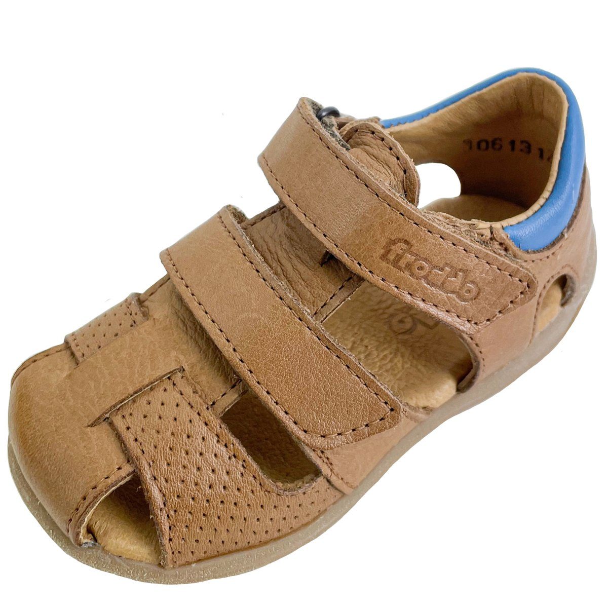 froddo® G2150169 Sandale aus Leder mit Klettverschluss Braun