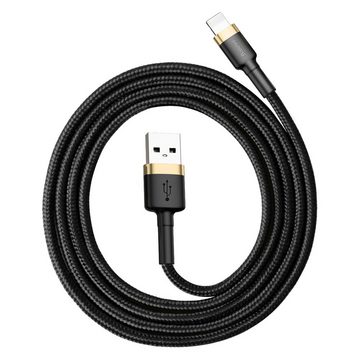 Baseus Strapazierfähiges Nylonkabel USB / Lightning QC3.0 2.4A 1M Smartphone-Kabel, Lightning, Standard-USB (100 cm)