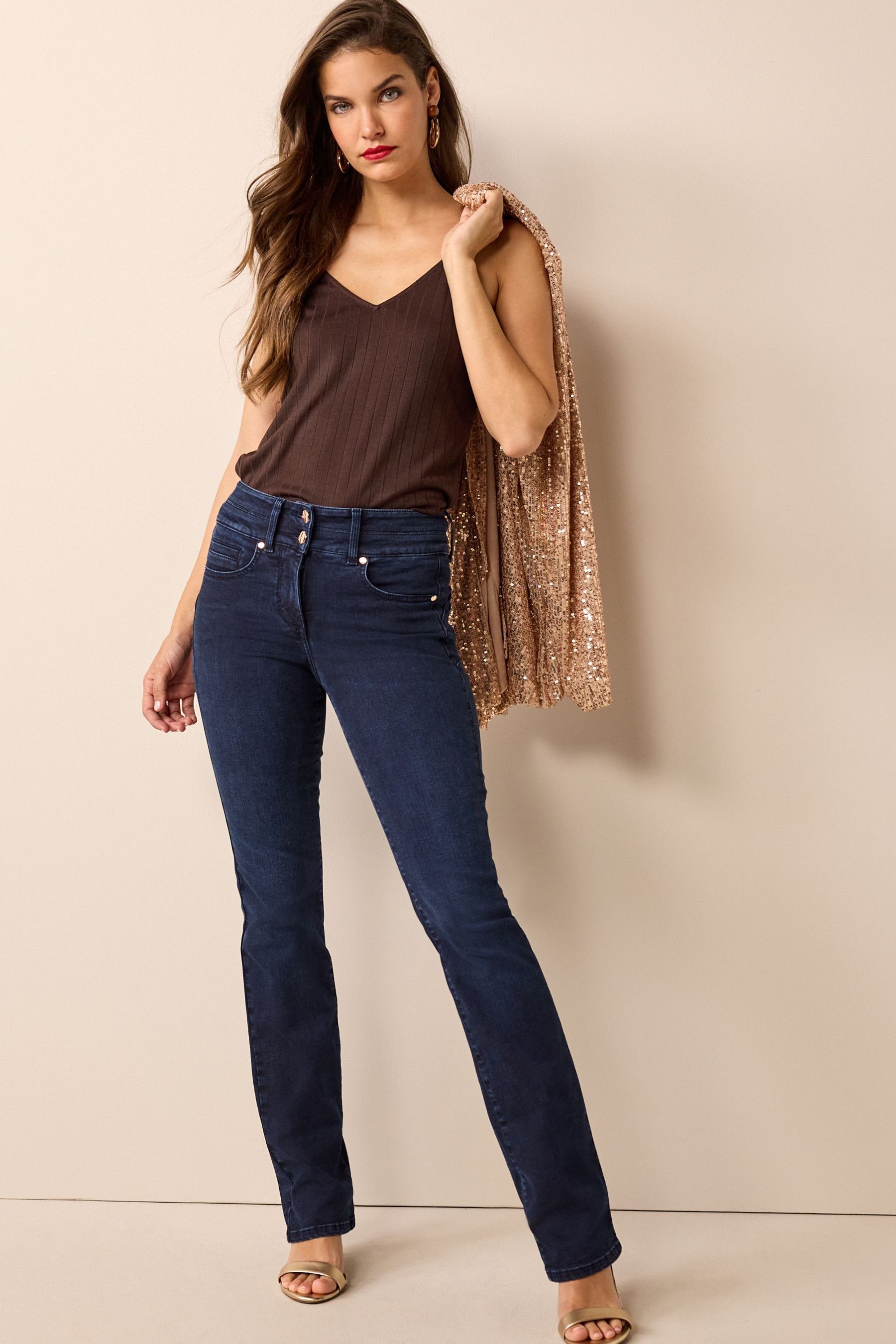 Next Bootcut-Jeans Lift, Slim And Shape Bootcut Jeans (1-tlg) günstig online kaufen