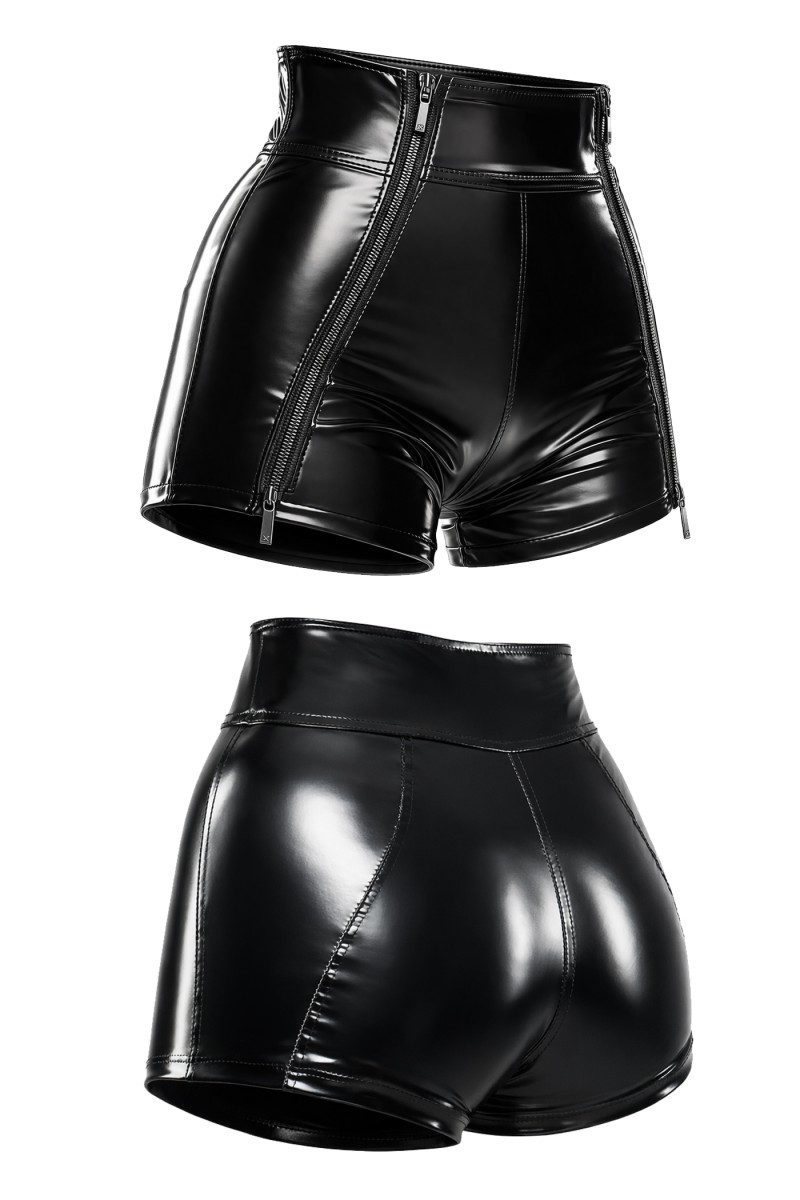 Demoniq Panty Panty / Shorty in schwarz - M