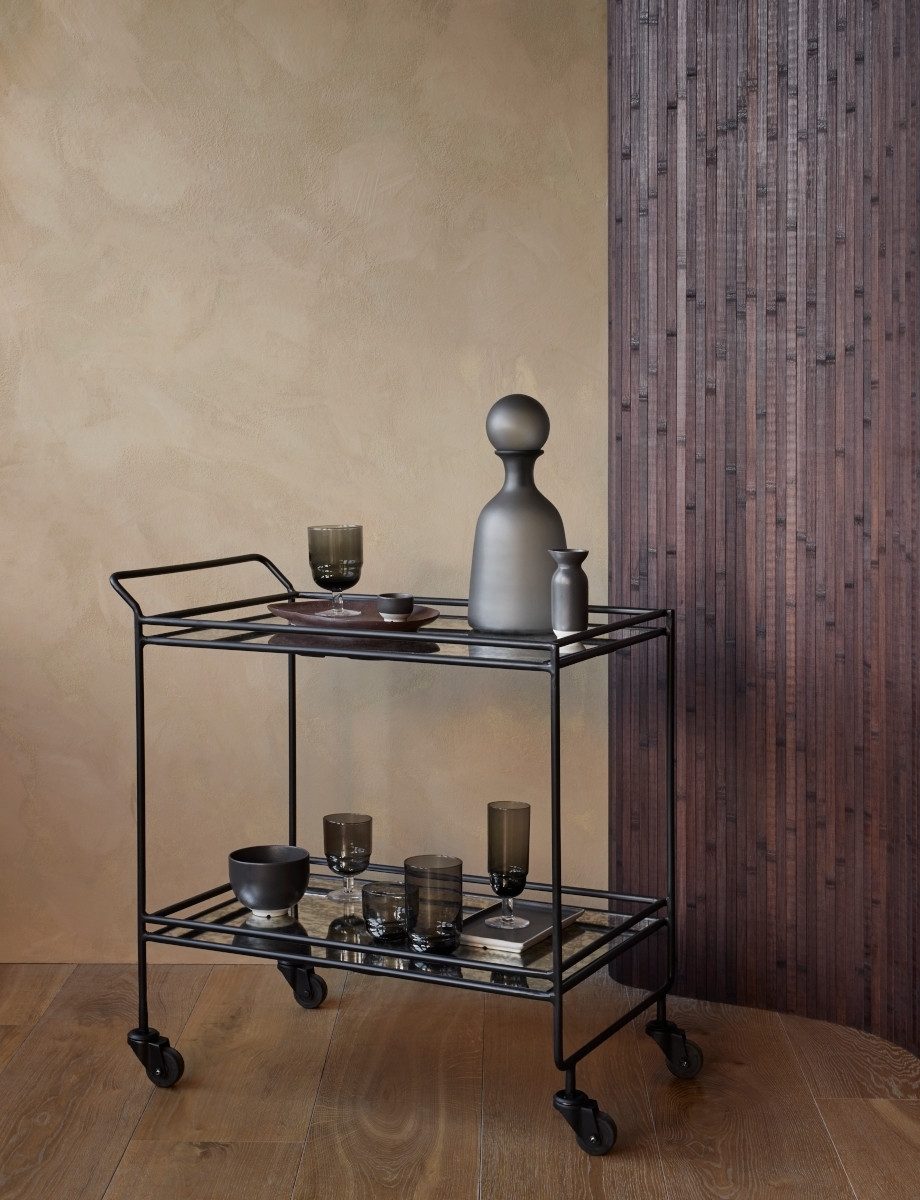 Broste Copenhagen Glas NORDIC BISTRO Trinkglas smoke 0,35 l, Mundgeblasenes Glas, Nordic Bistro Glas