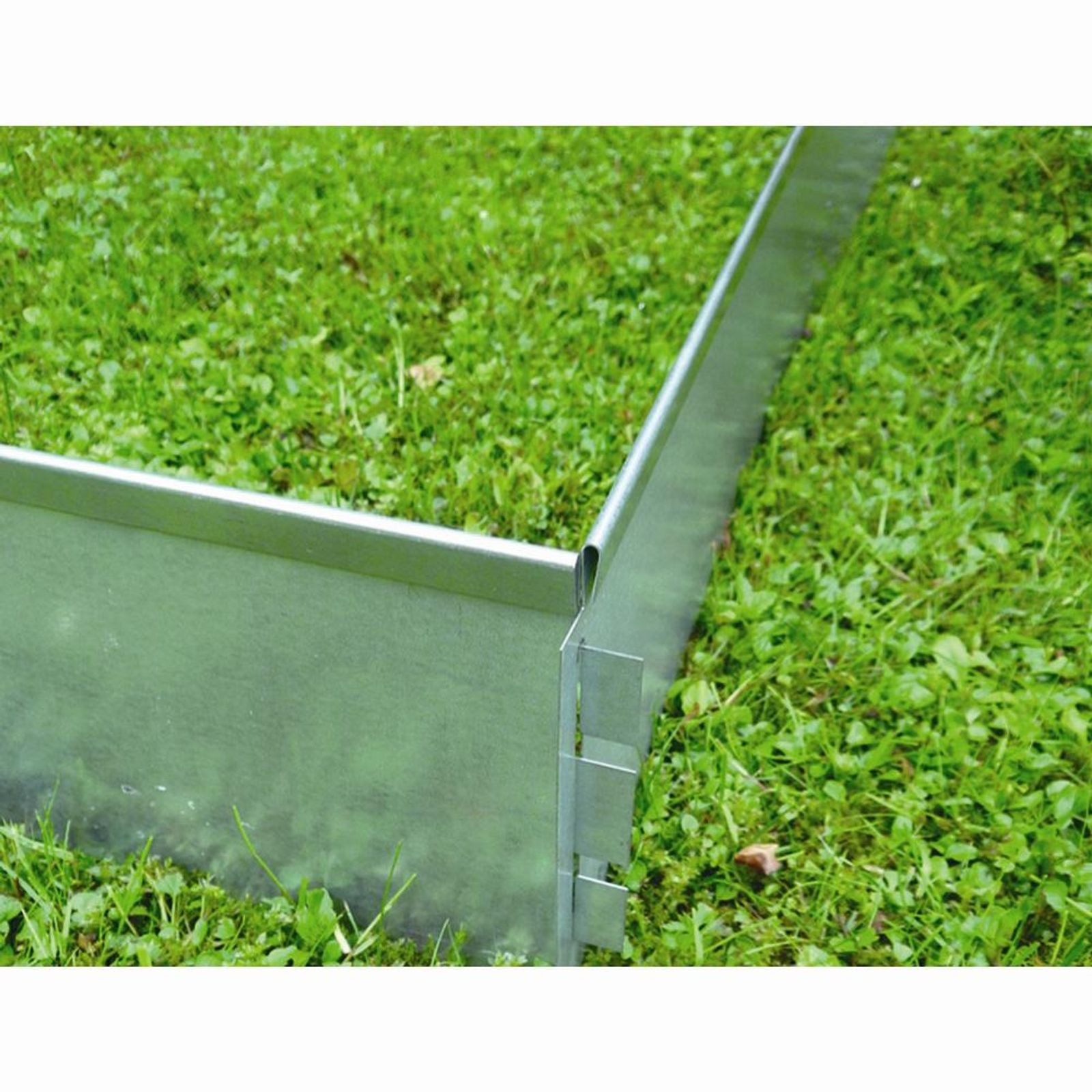 DeuFa Fallen-Produktions- und Vertriebs GmbH Rasenkante Rasenkante verzinkt, Maße: 100x15cm aus biegsamen Metallblech