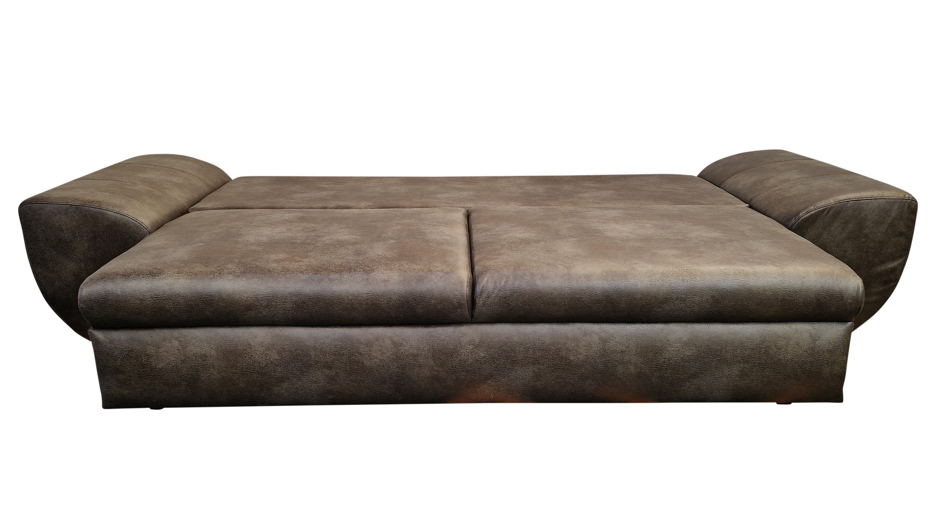 luma-home Big-Sofa 18008, mit Bettfunktion und Stauraum B275/T98/H90 cm, Li günstig online kaufen