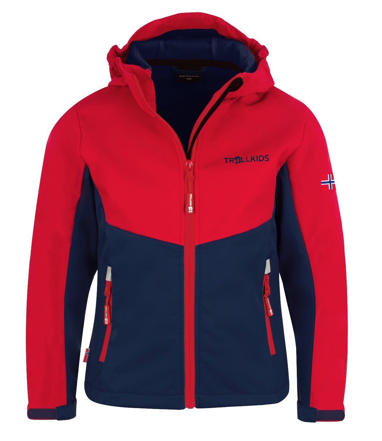bright red/mystic blue