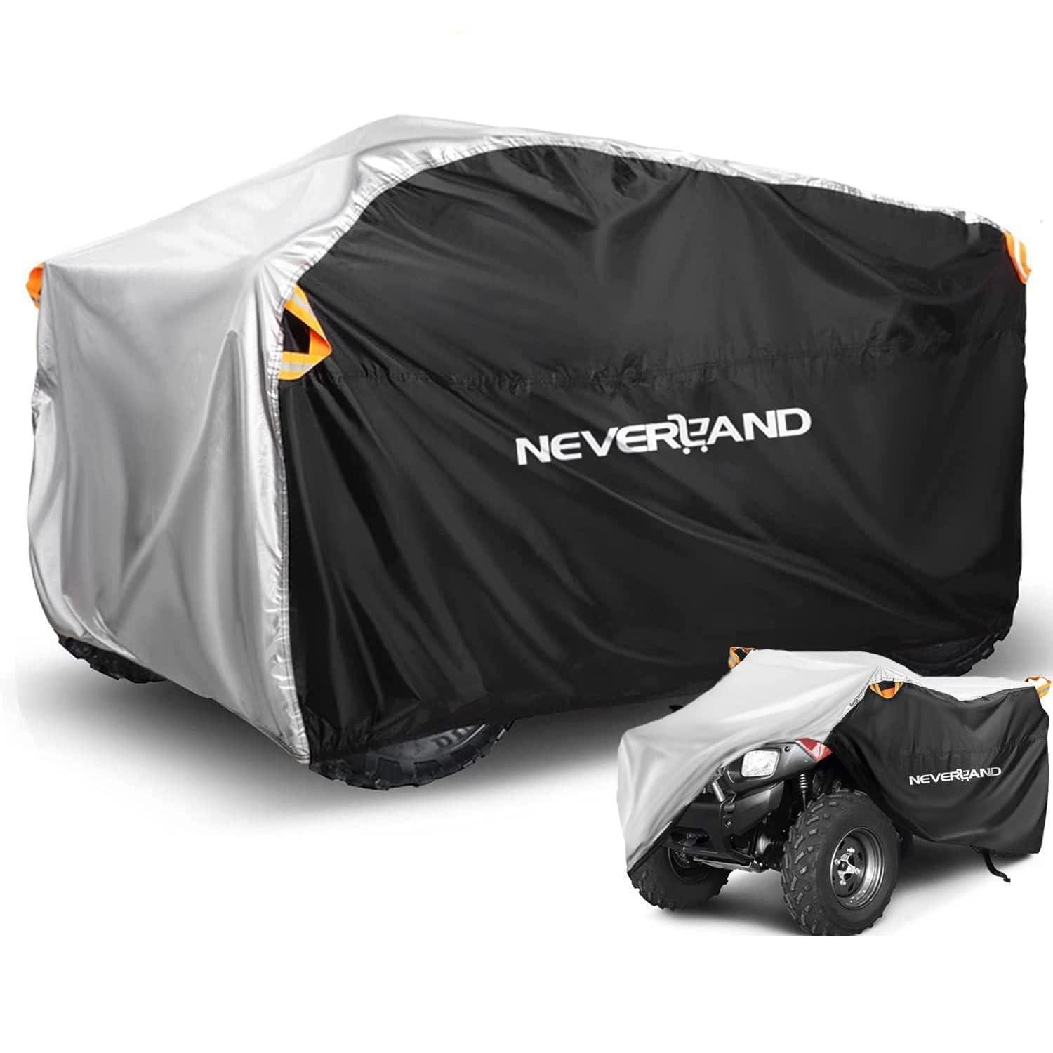 LuxusKollektion Autoplane ATV Abdeckung Quad wasserdicht 4x4 Silber XL 210 x 120 x 115 cm
