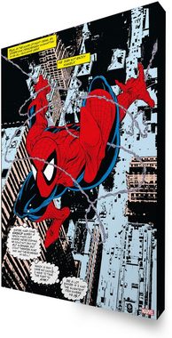 MARVEL Leinwandbild Spiderman Comic, (1 St)