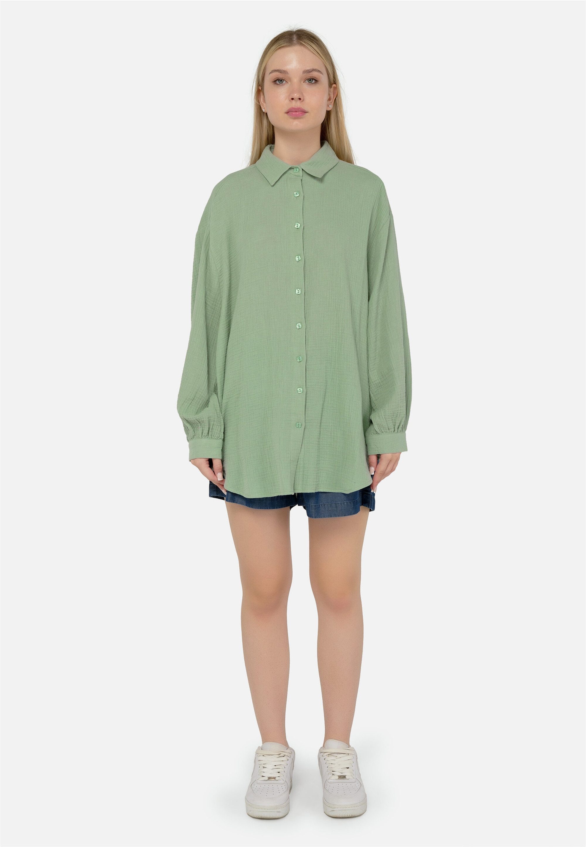 freshlions Langarmhemd Honari (1-tlg) im klassischen Design günstig online kaufen