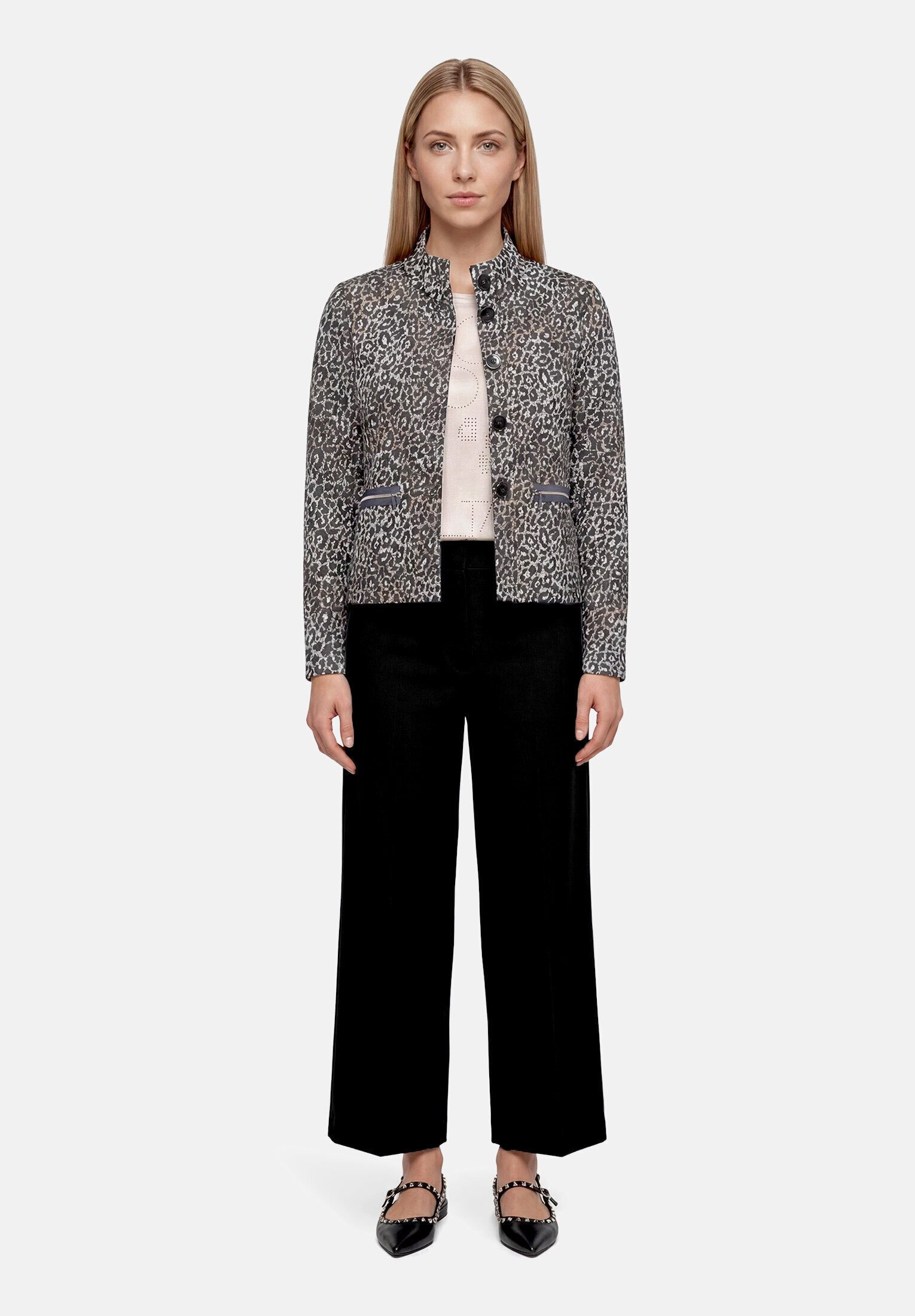 Betty Barclay Sweatjacke Damen mit Stehkragen