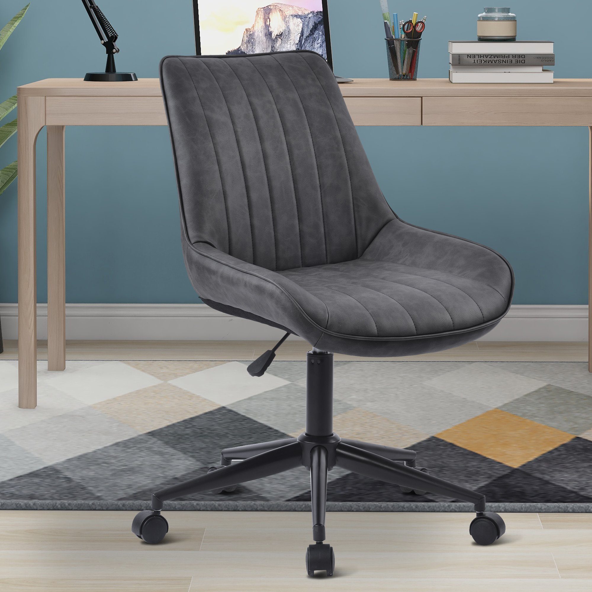 Flieks Drehstuhl »Komfort« (Packung), Chefsessel Ergonomischer Stuhl aus PU  höhenverstellbarer Computertischstuhl online kaufen | OTTO