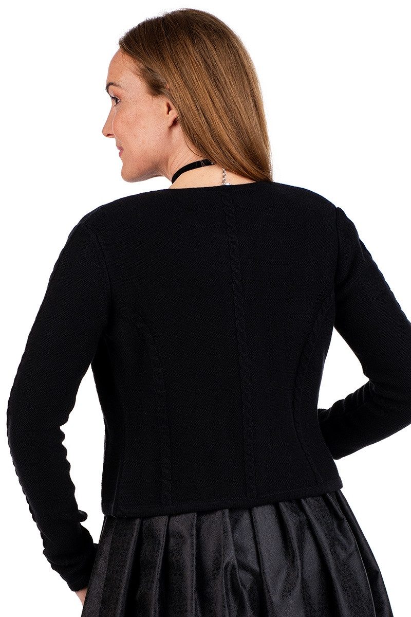 Hammerschmid Trachtenjacke Trachten Strickjacke - LUGANO - oliv, schwarz günstig online kaufen