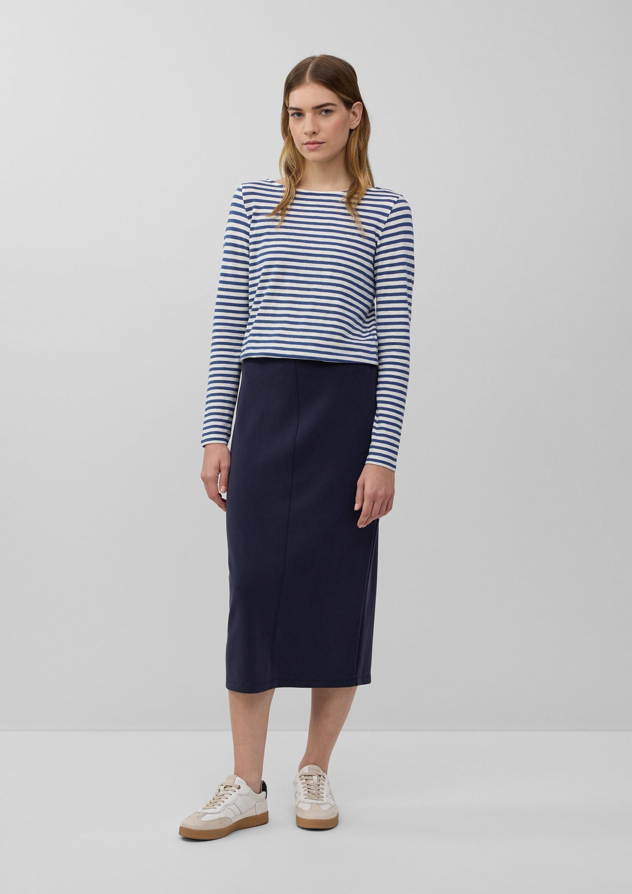 s.Oliver Midirock Rock Weicher Midirock aus Scuba mit Schlitz günstig online kaufen